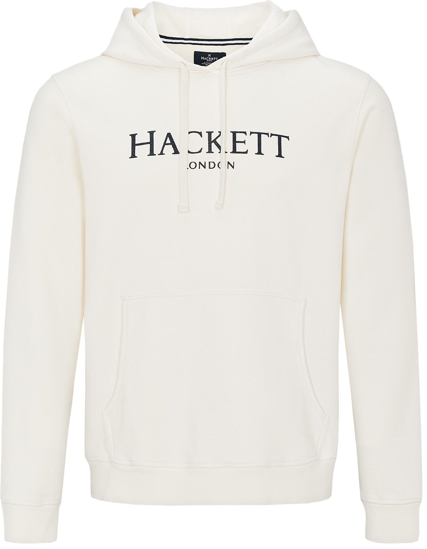 Hackett Hoodie Logo Off White Off-White Ecru size XL
