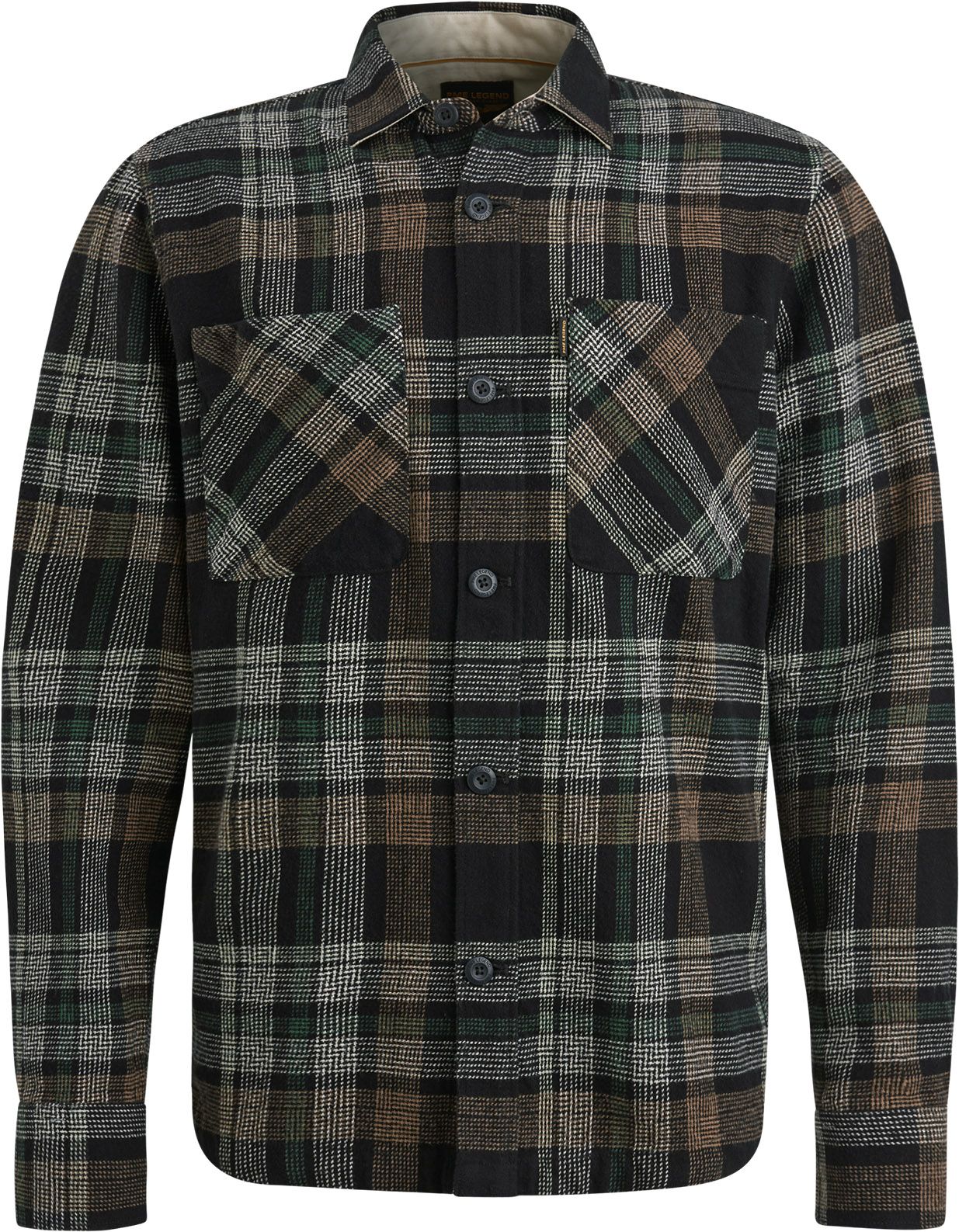PME Legend Overshirt Checks Black Grey PSI2409236-9139 order online | Suitable