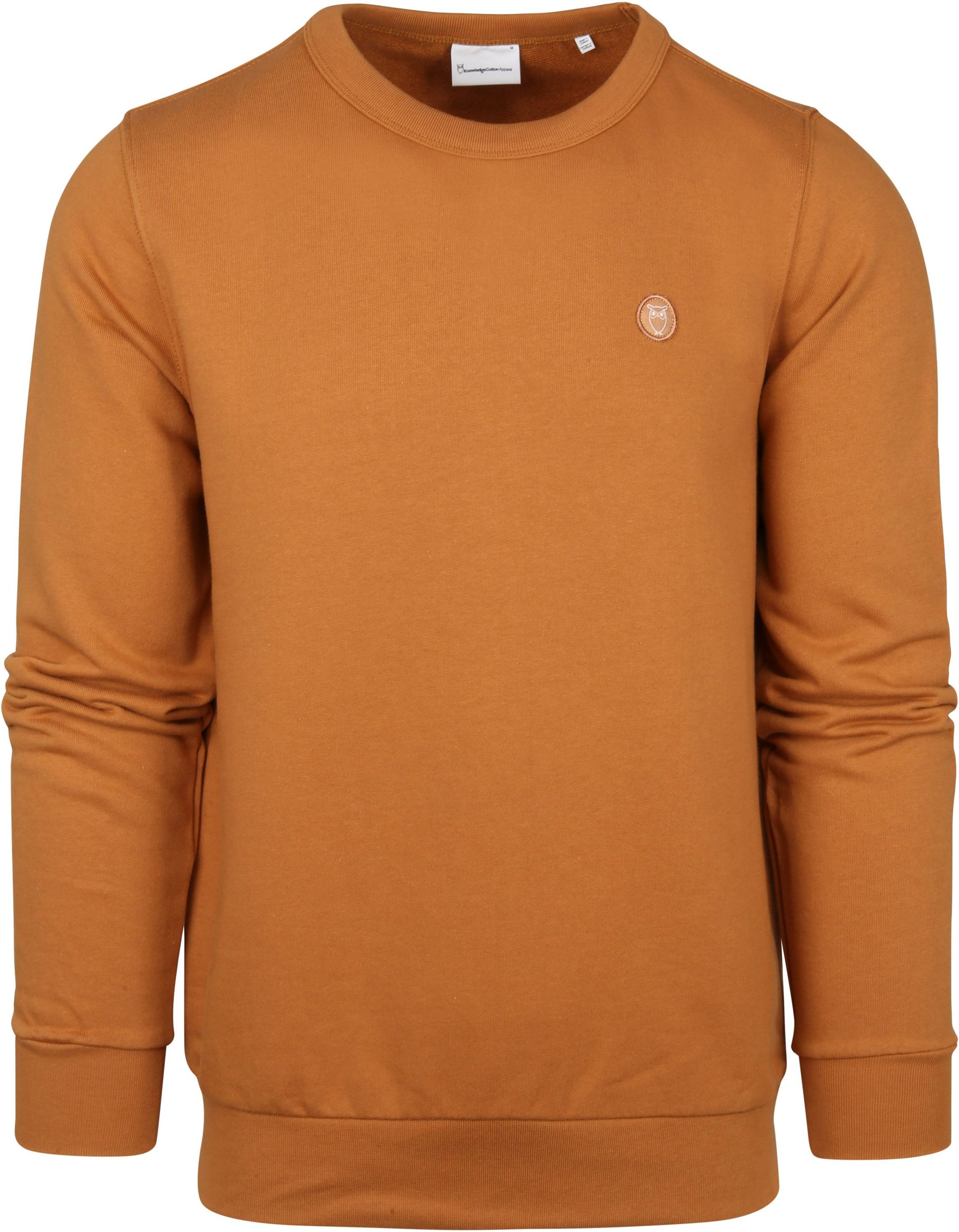 KnowledgeCotton Apparel Sweater Brown Orange size XL