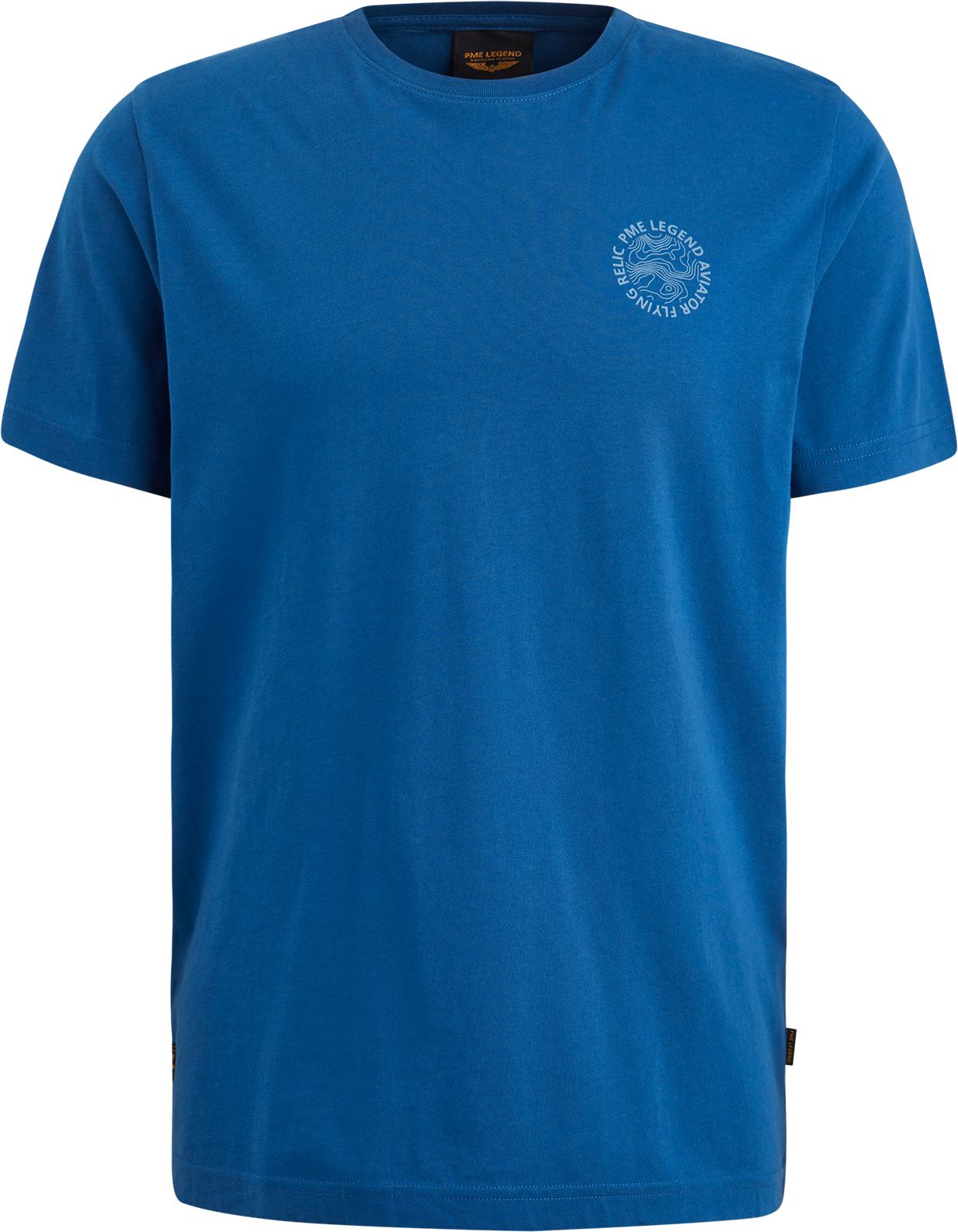 PME Legend Single Jersey T Shirt Print Blue PTSS2408562-5091 order online | Suitable