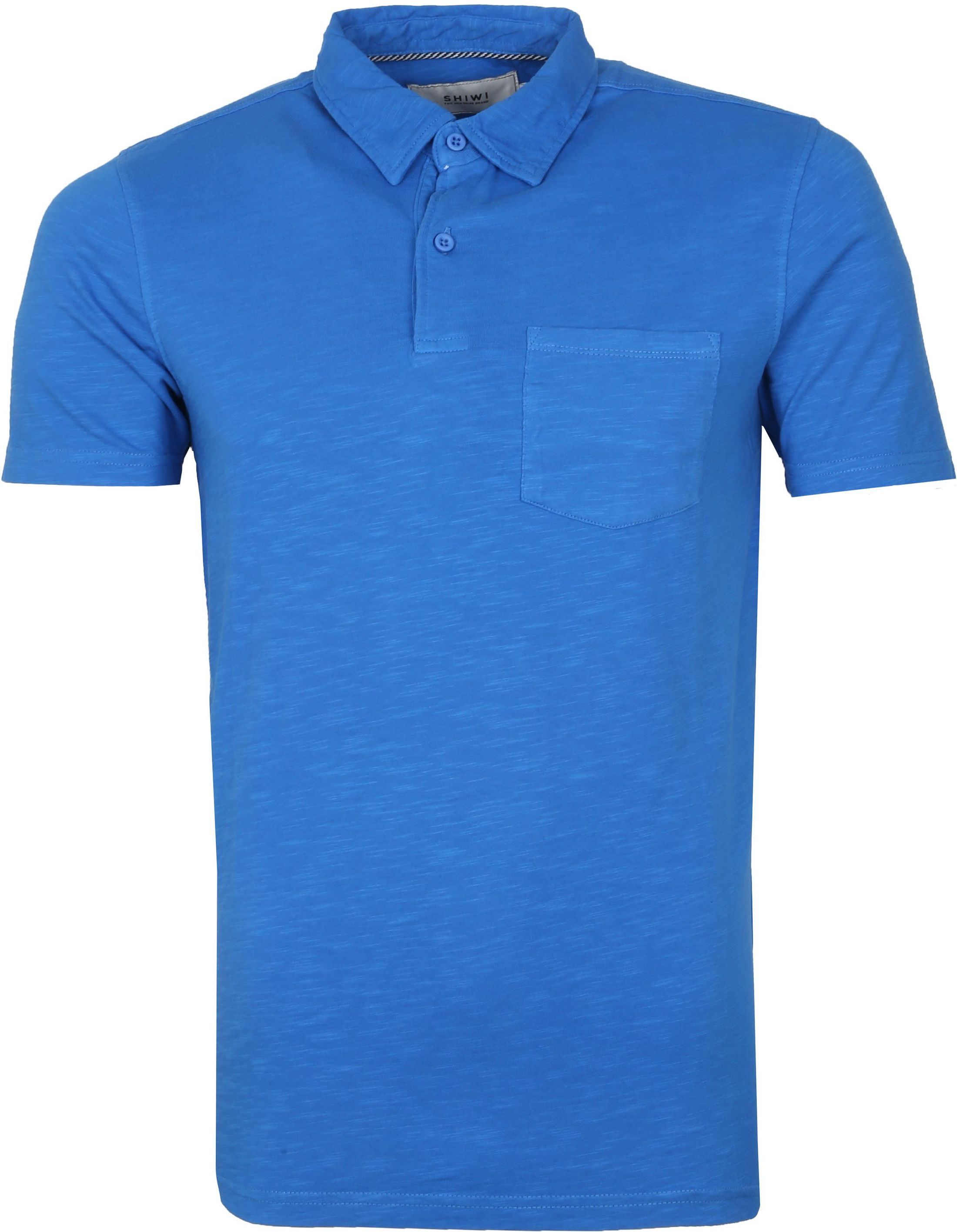 Shiwi Polo Shirt James Blue size L