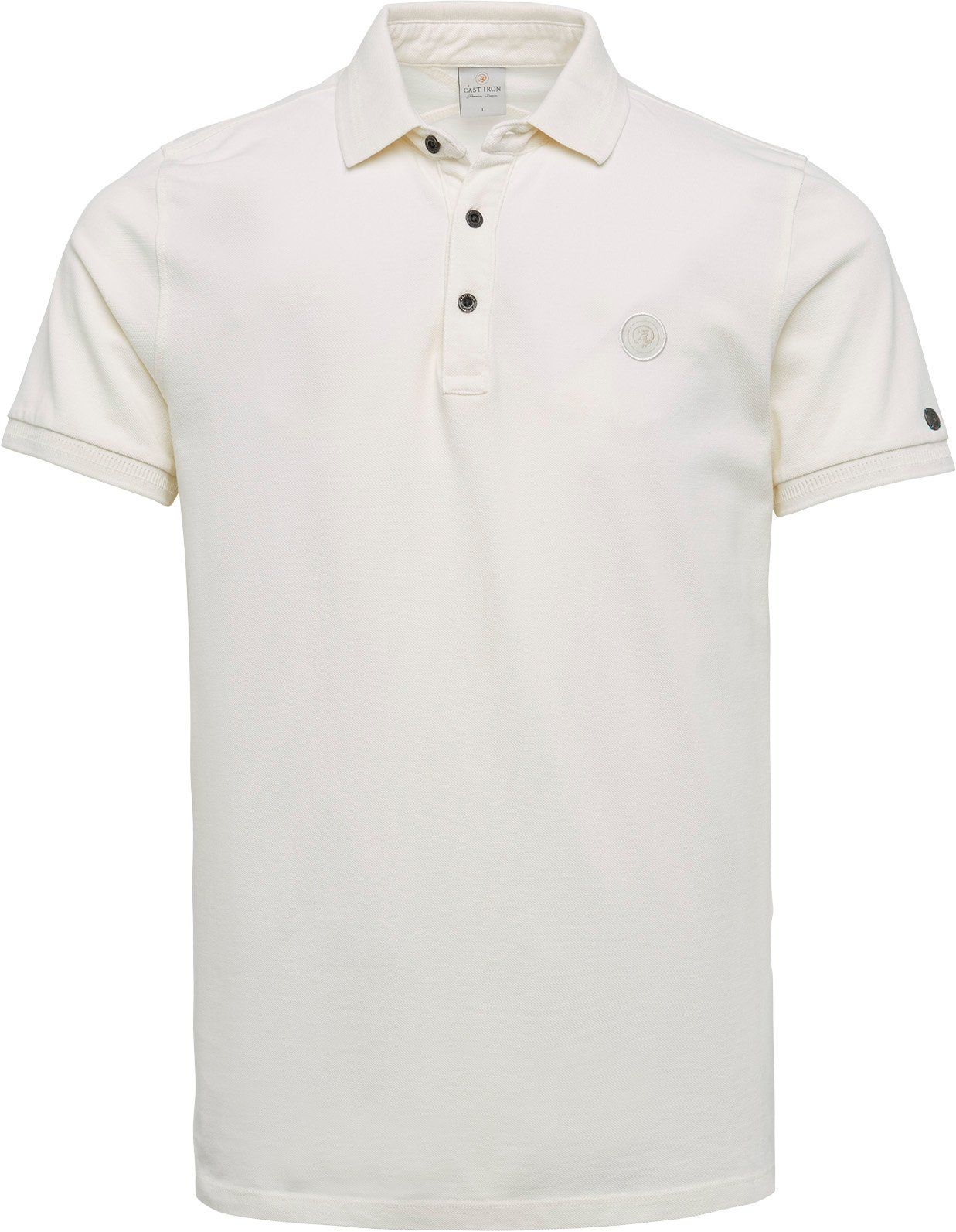 Cast Iron Polo Shirt Off-White size L