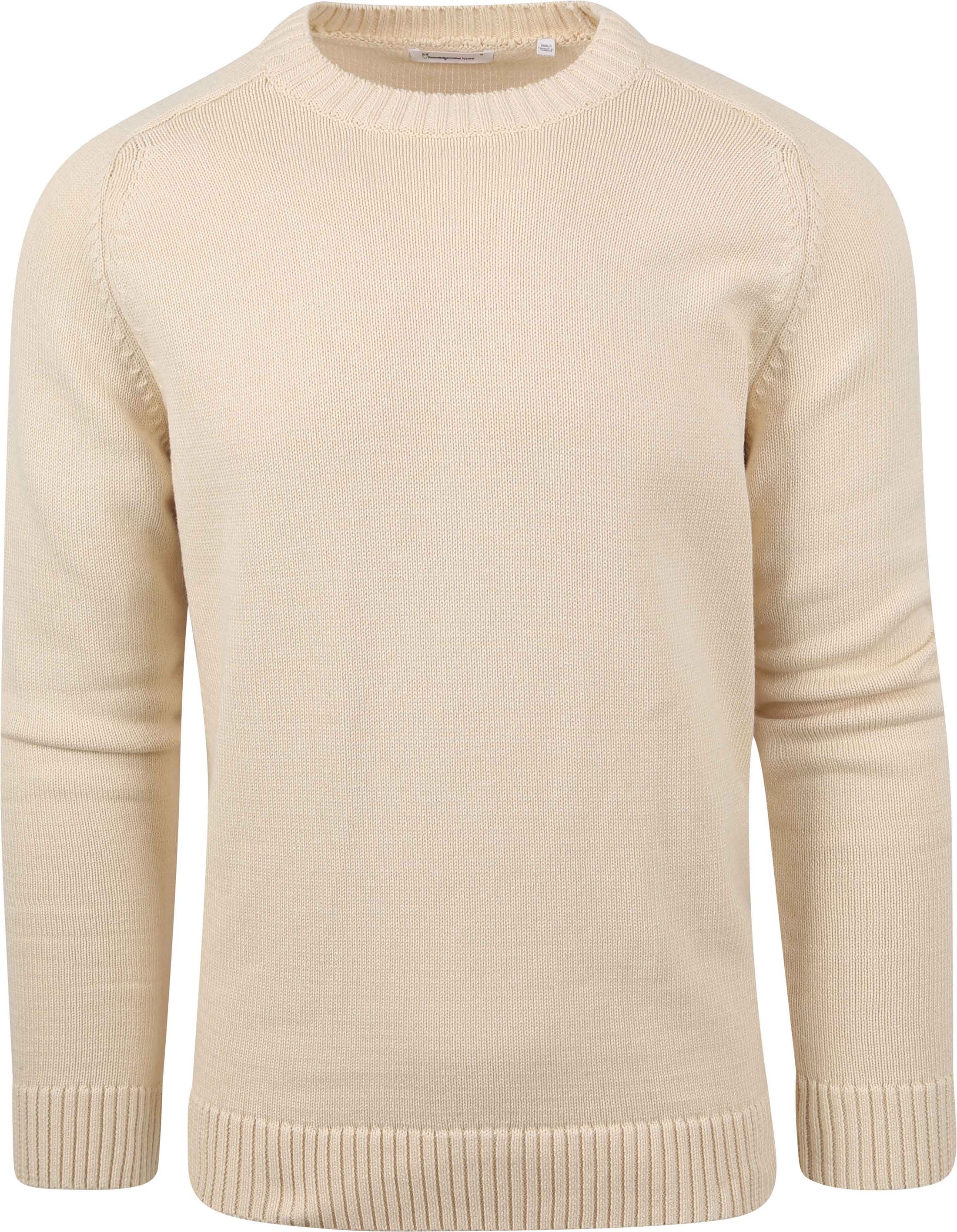KnowledgeCotton Apparel Pullover Ecru 1080032-1348 Buttercream order online | Suitable