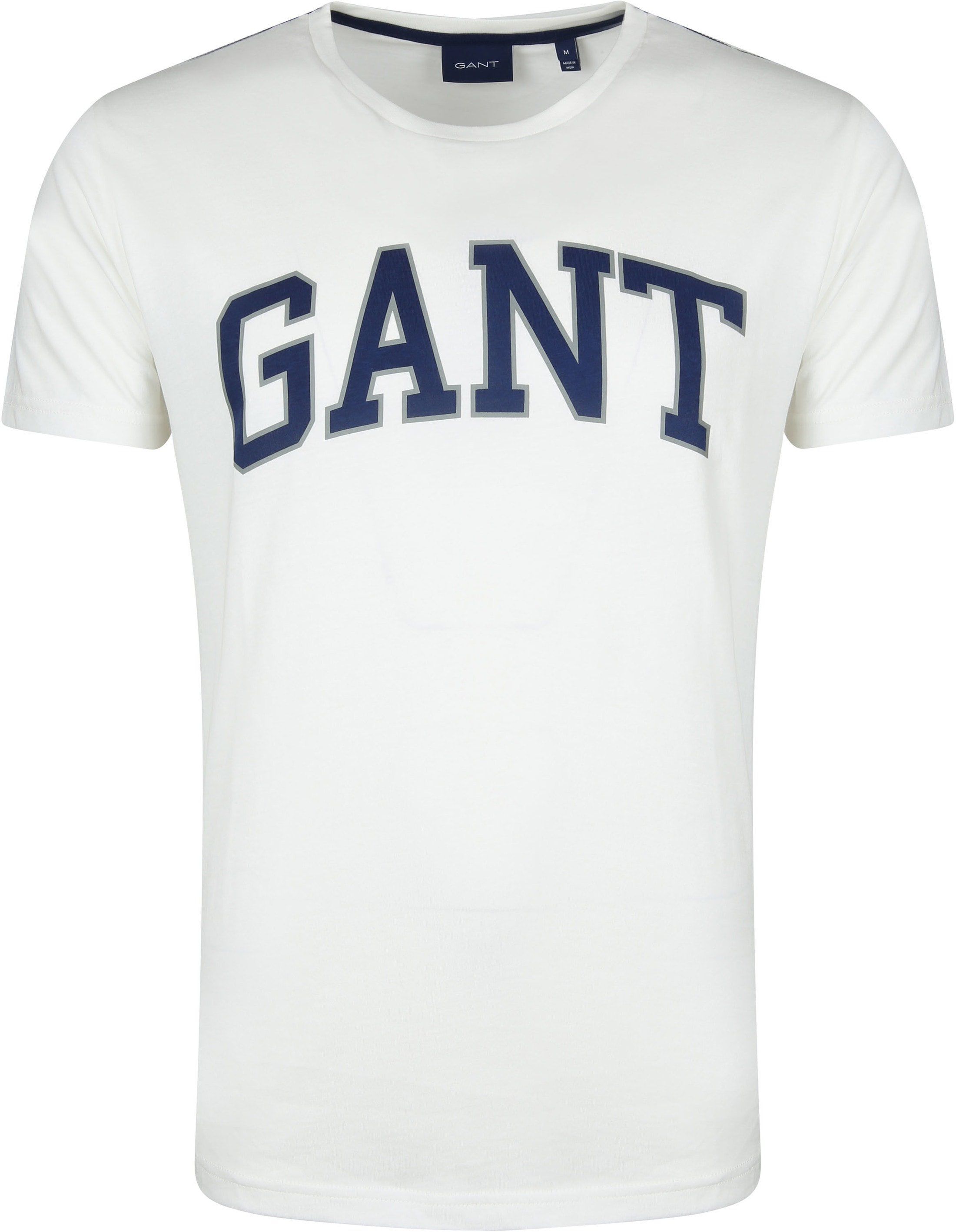 Gant T-shirt Graphic Blue Off-White size L