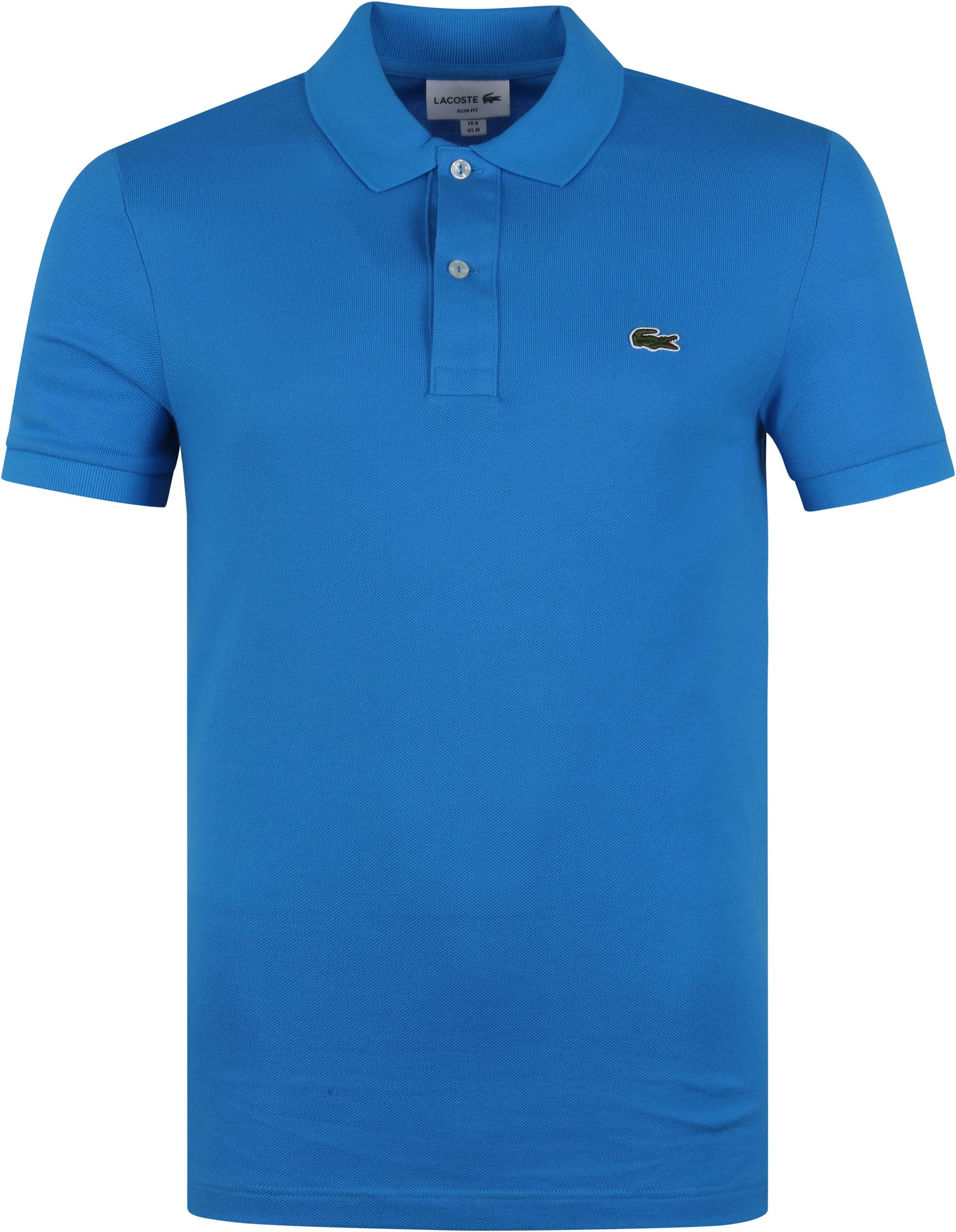 Lacoste Polo Shirt Pique Blue size L