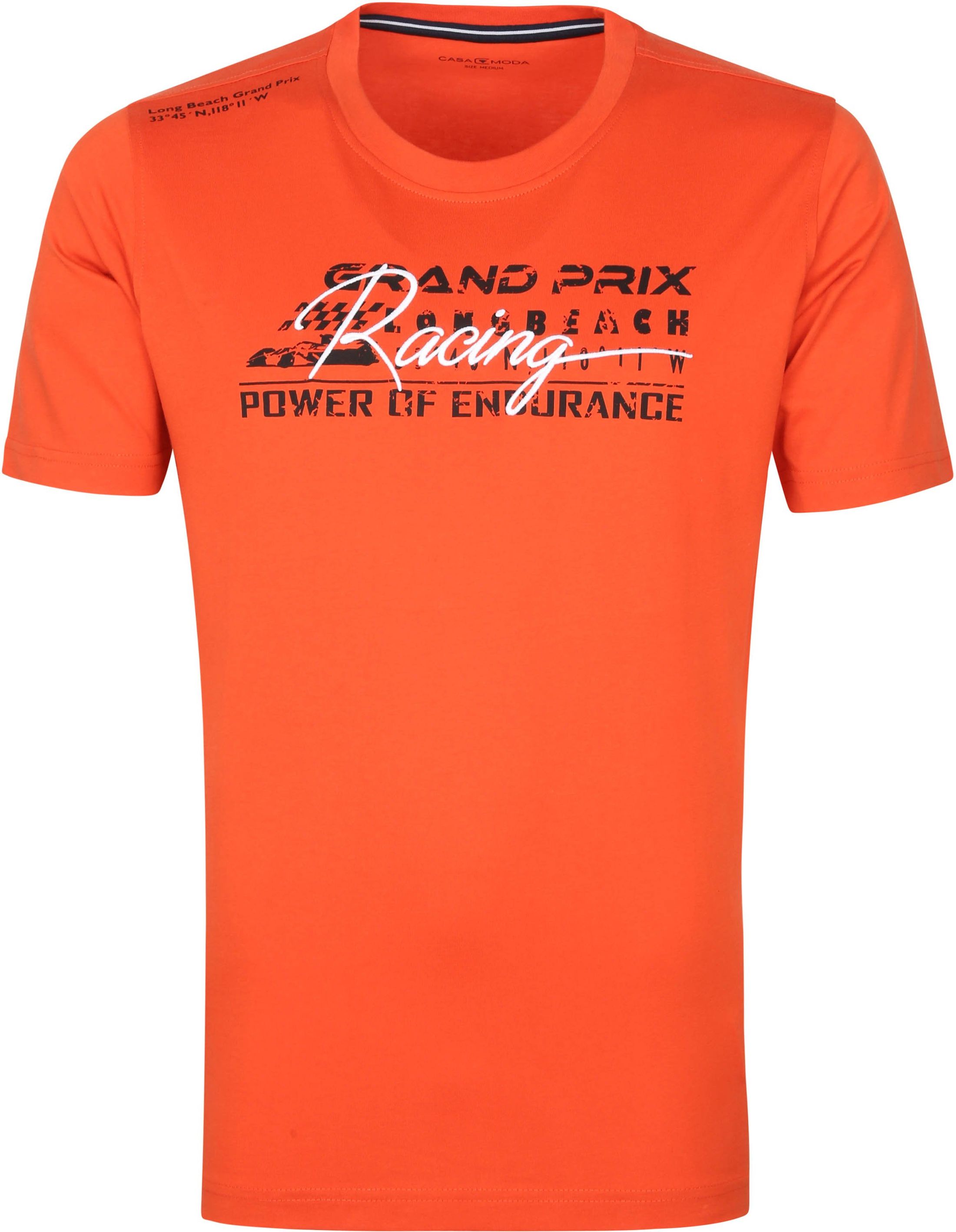 Casa Moda T Shirt Grand Prix Orange size XL