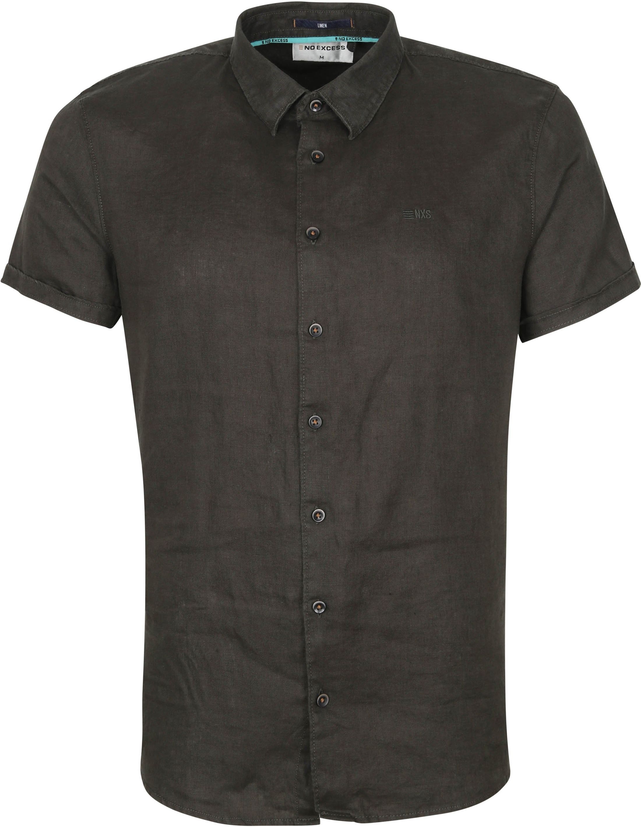 No-Excess SHS Shirt Linen Dark Dark Green Green size XL