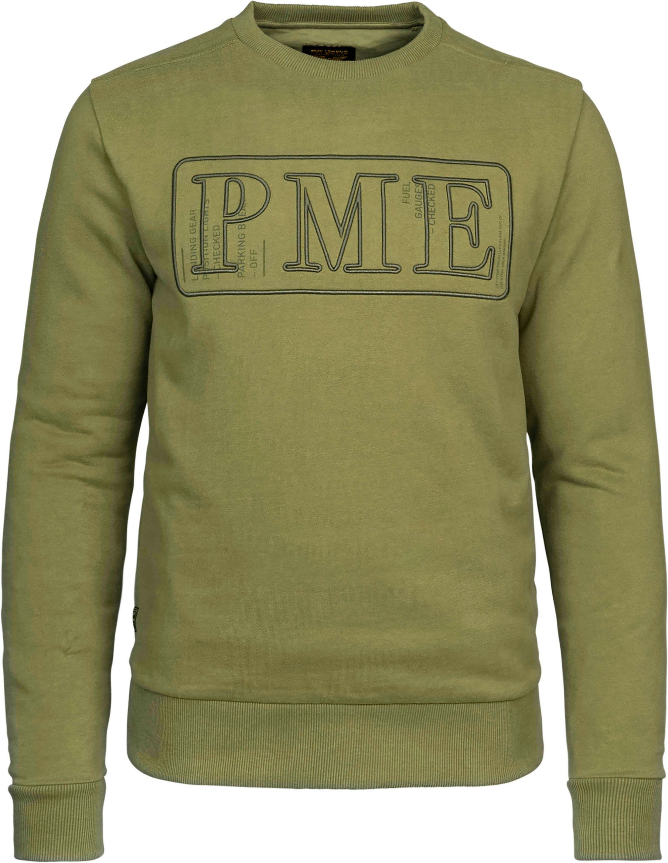 PME Legend Sweater Brushed Olive Green Dark Green size M