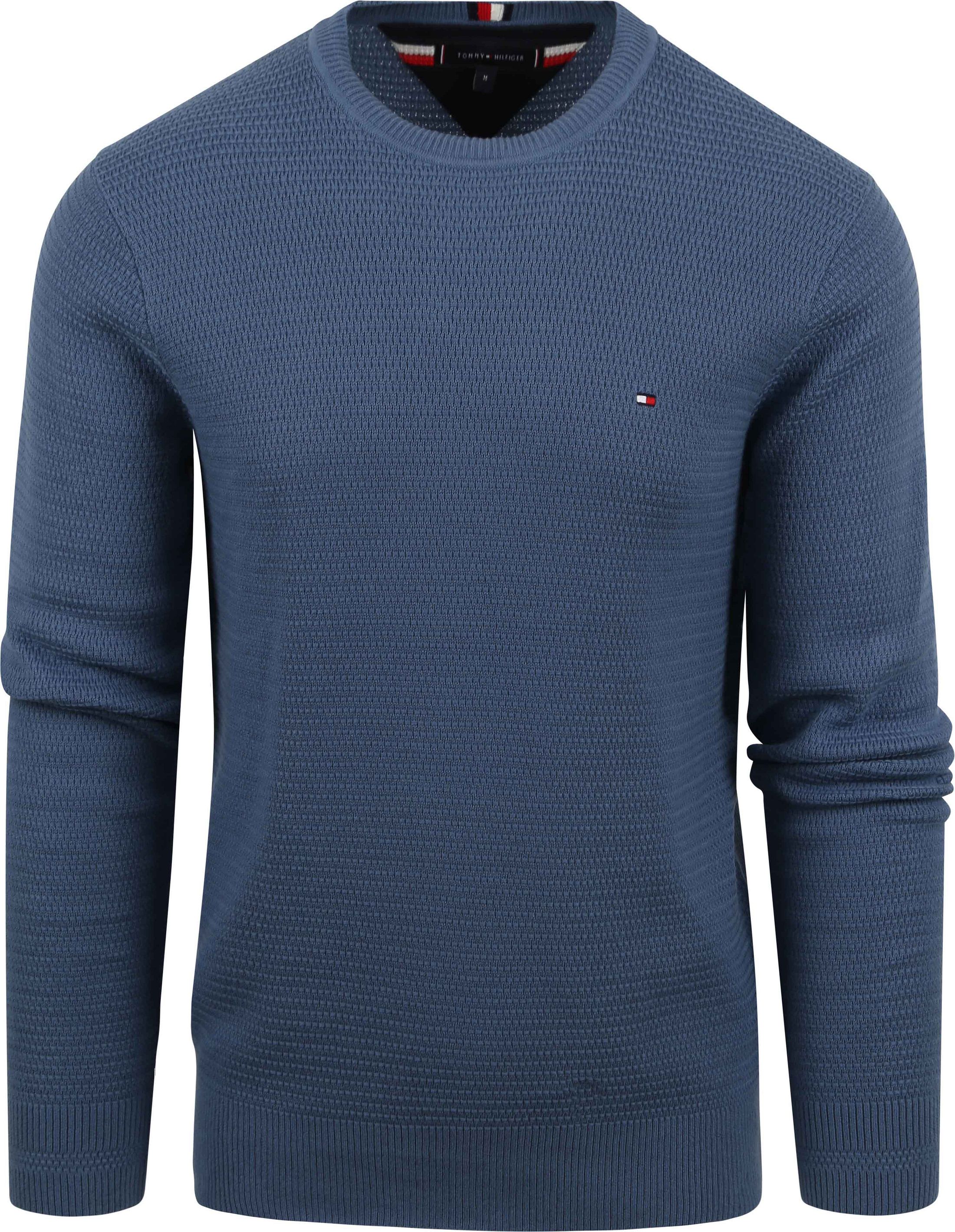 Tommy Hilfiger Pull Interlaced Bleu MW0MW31576DBX commander en ligne | Suitable