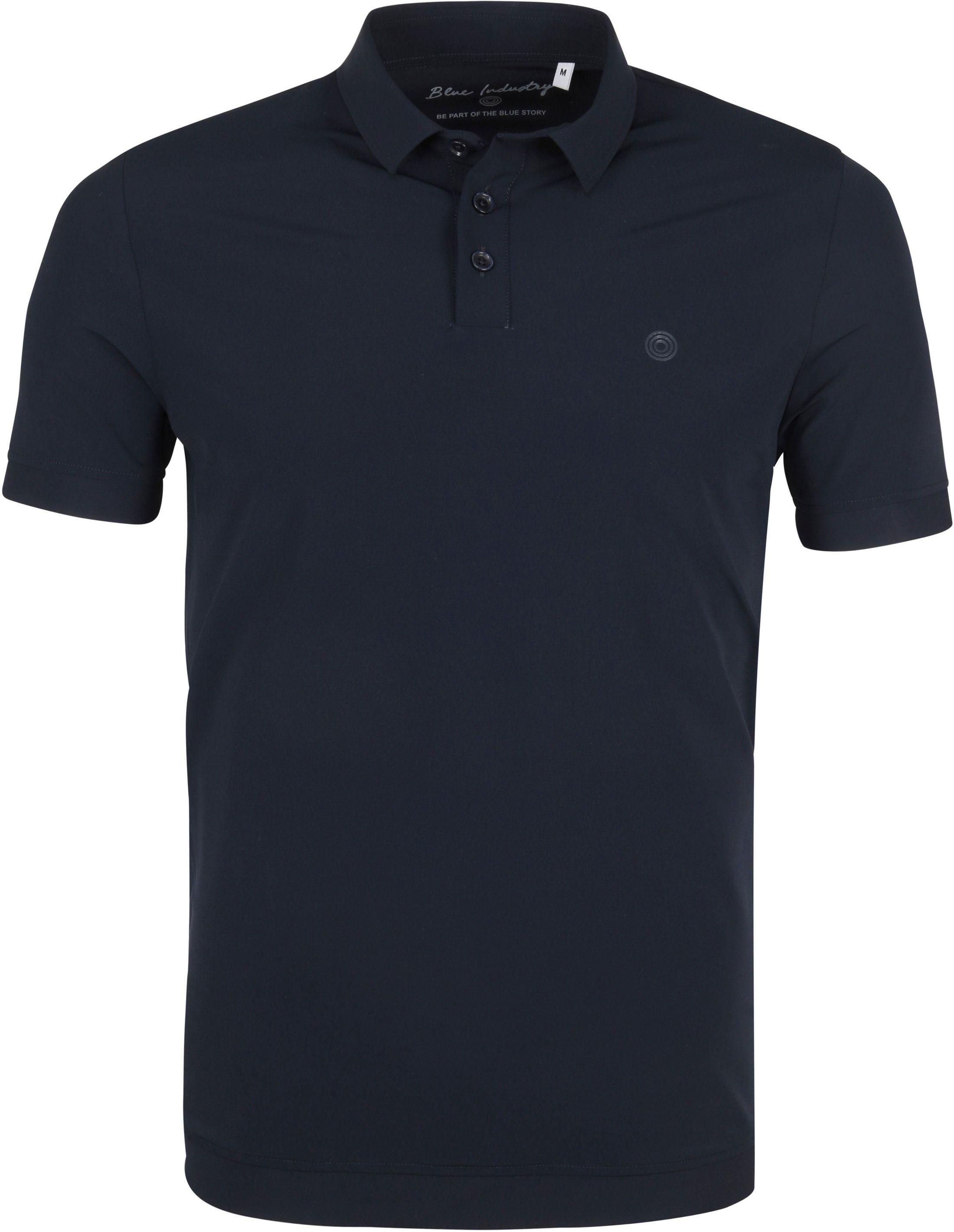 Industry Polo Shirt Jersey Dark Dark Blue Blue size L