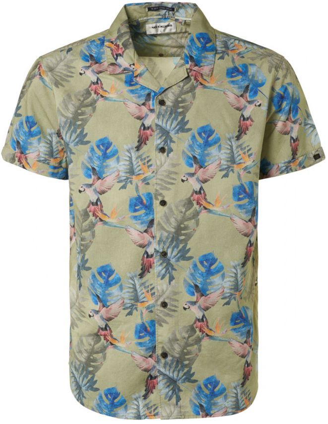 No Excess Short Sleeve Shirt Print Green 20440430-049 order online | Suitable