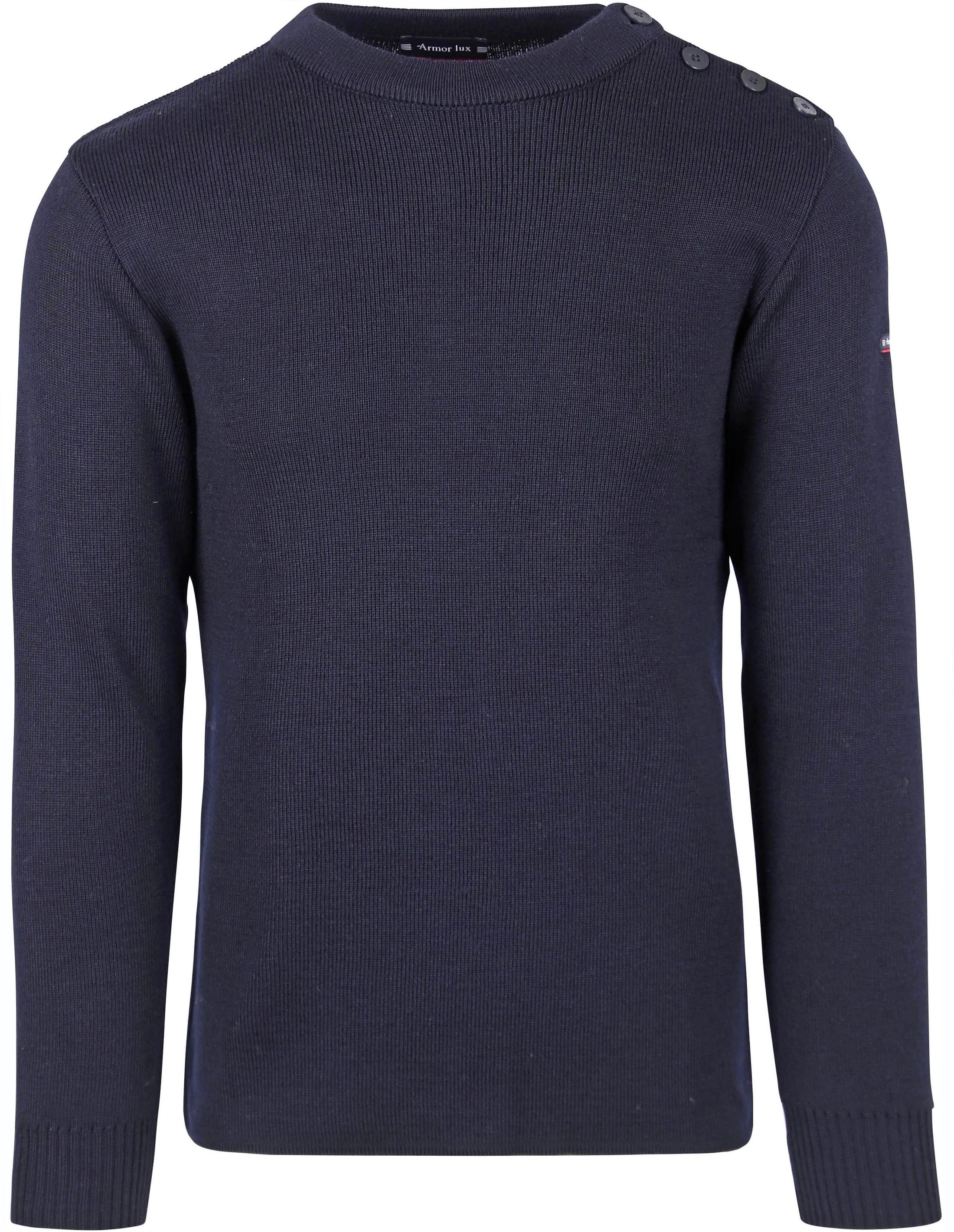 Armor-Lux Fouesnant Sweater Wool Navy 01901-300 order online | Suitable