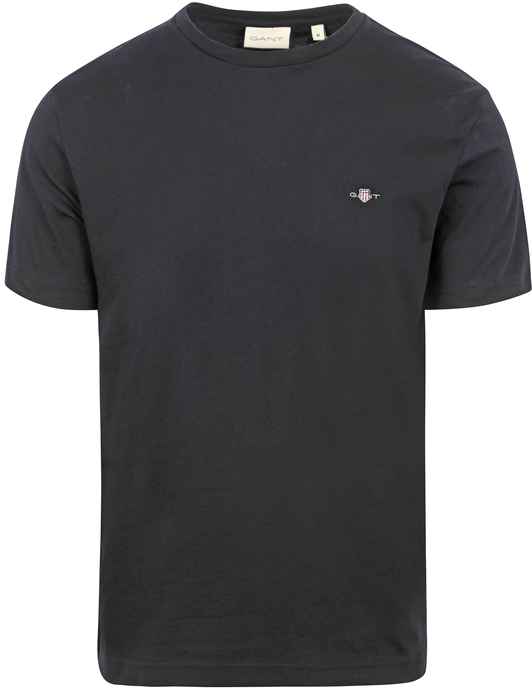 Gant T-shirt Shield Logo Zwart 2003184-5 kopen | Suitable