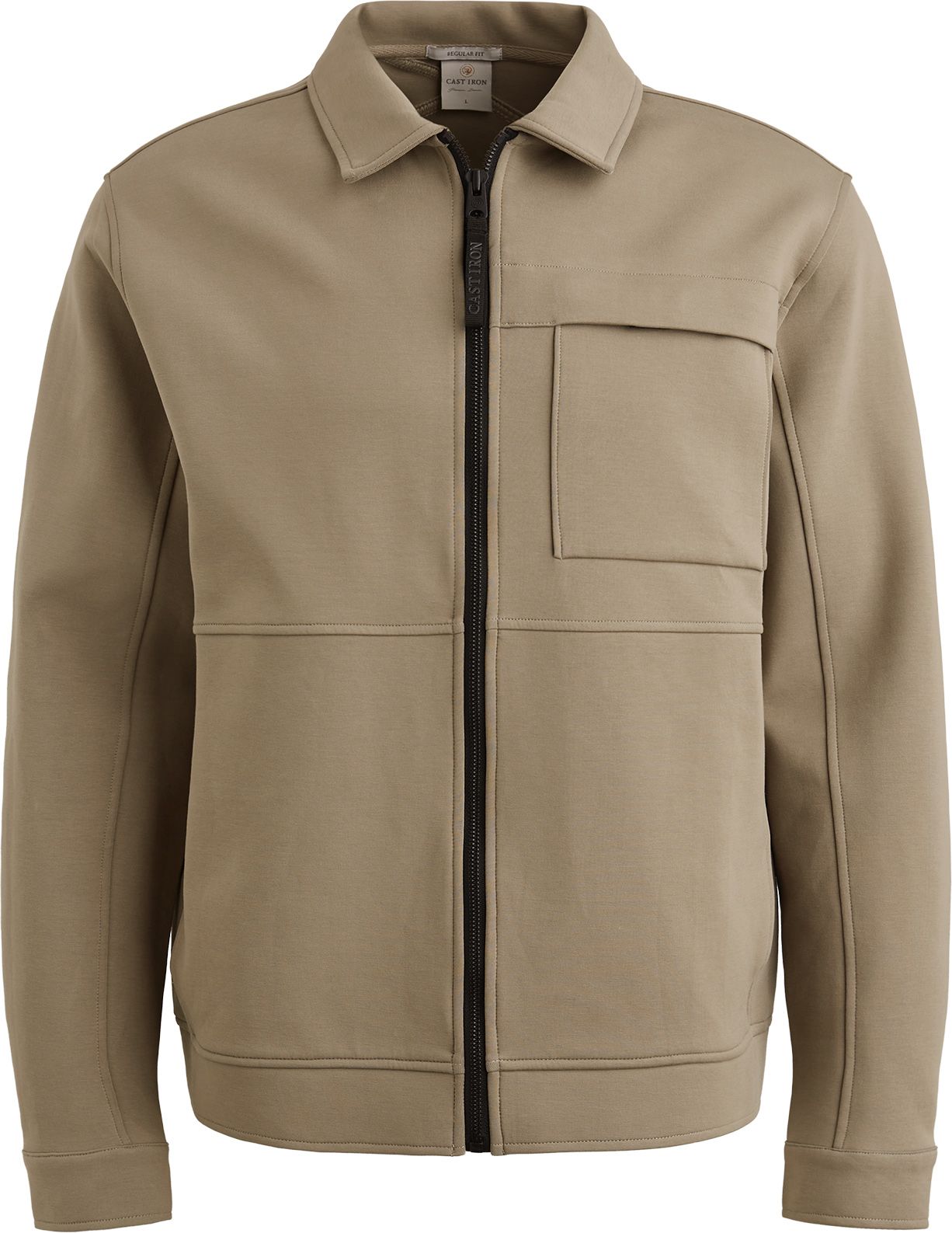 Cast Iron Overshirt Interlock Sweat Kaki order online | CSW2508432-8025 | Suitable Spain