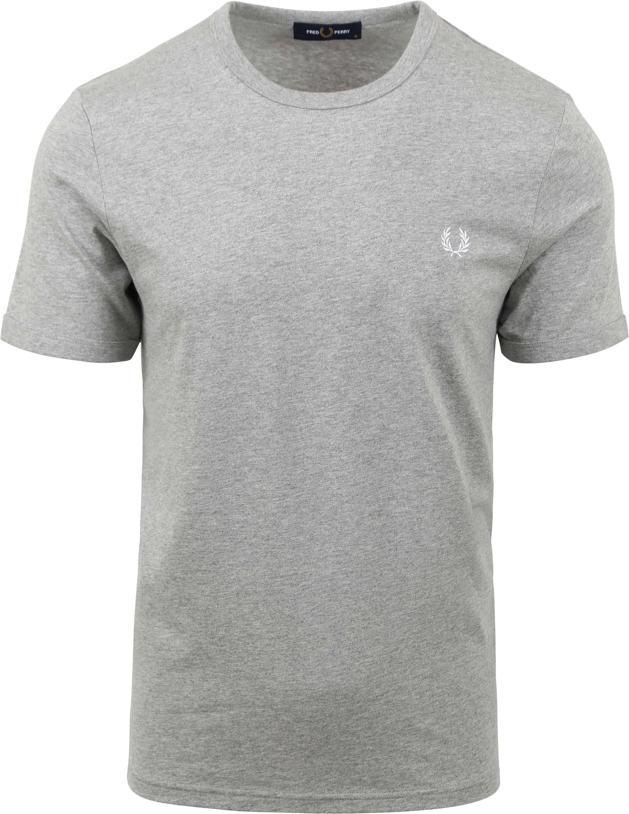Fred Perry T-Shirt Ringer M3519 Light Grey M3519-R49 order online | Suitable