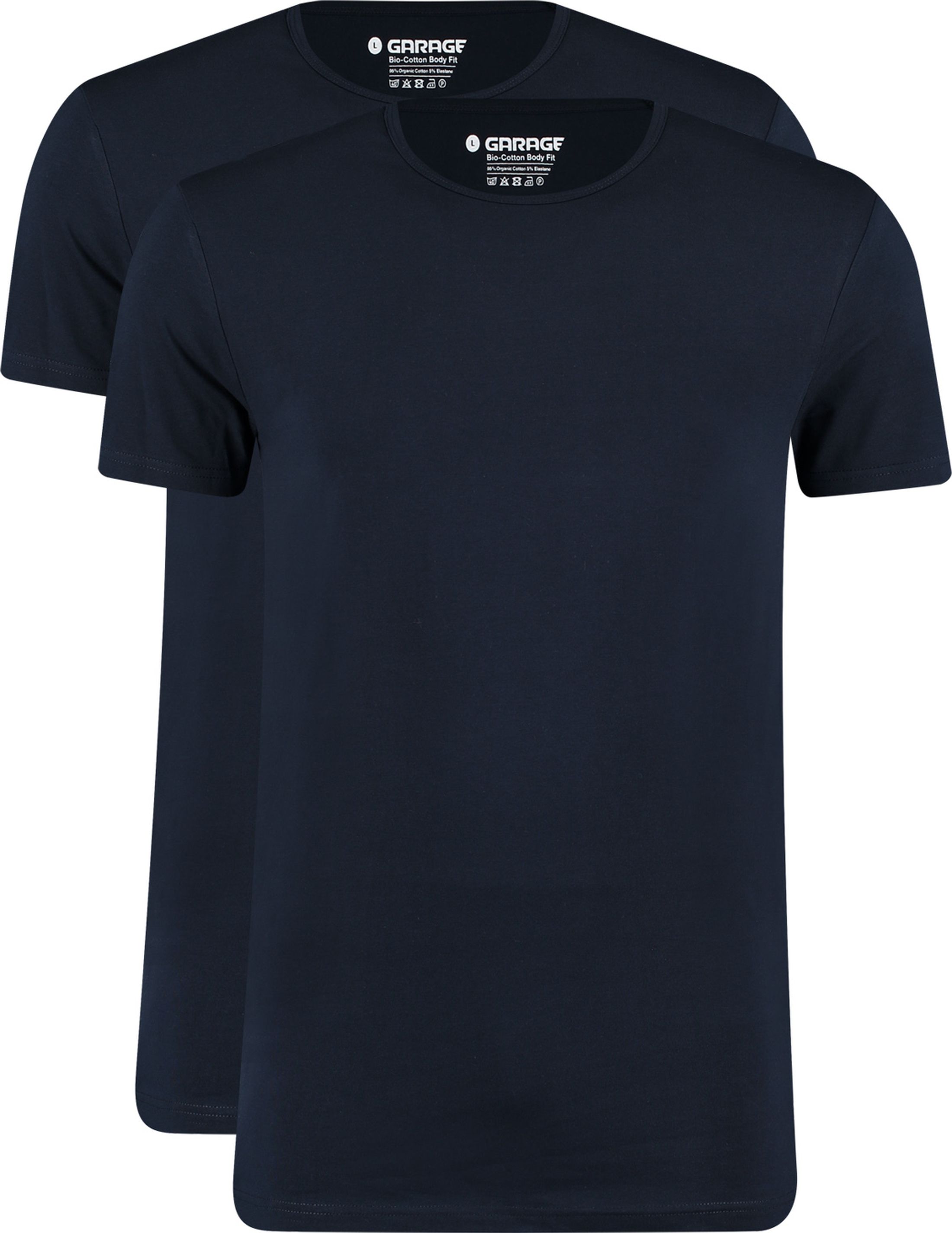 Garage 2-Pack Basic T-shirt Bio Donkerblauw 0221-934 kopen | Suitable