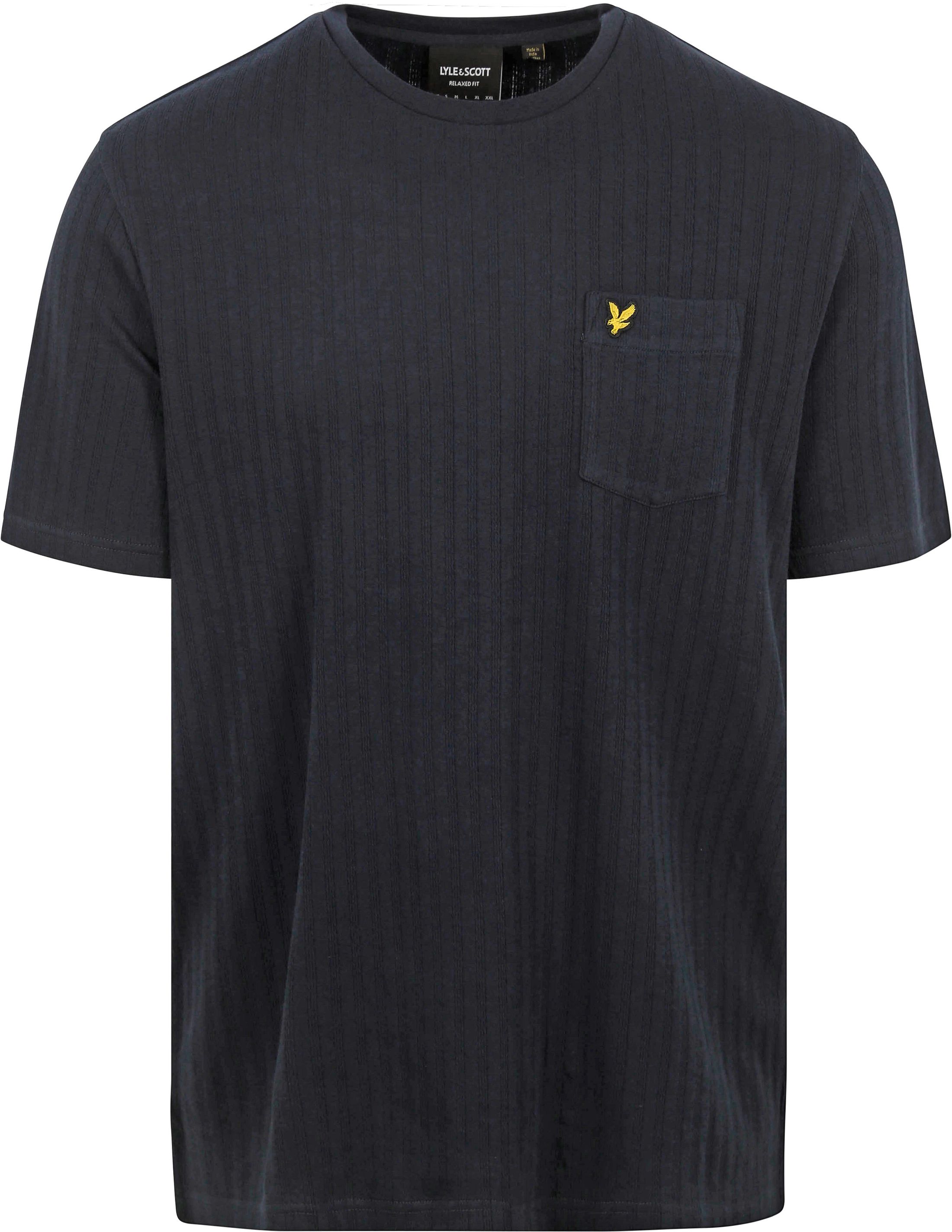 Lyle and Scott Knitted T-shirt Navy TS2016V-Z271 order online | Suitable