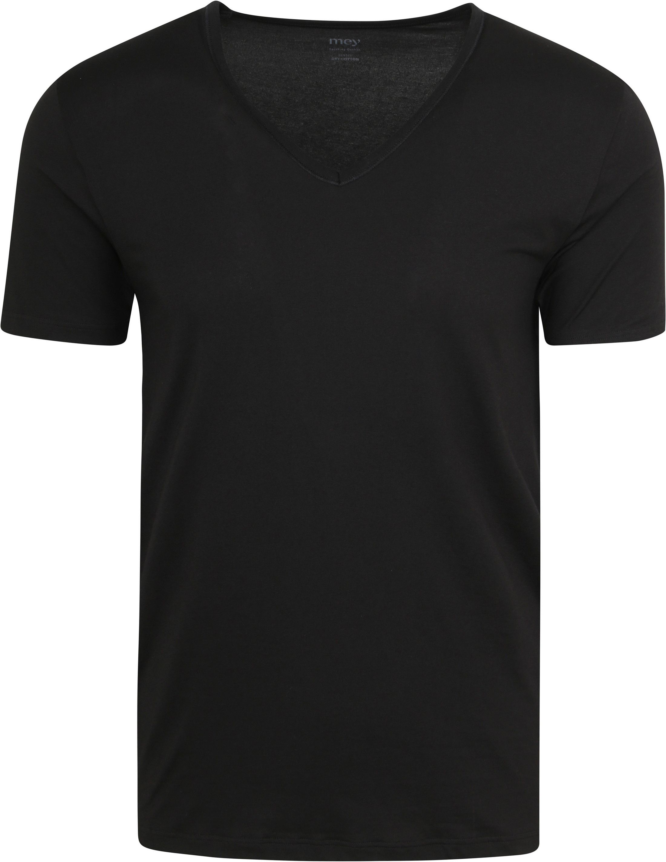 Mey V-neck Dry Cotton T-shirt Black order online | 46007 | Suitable Spain