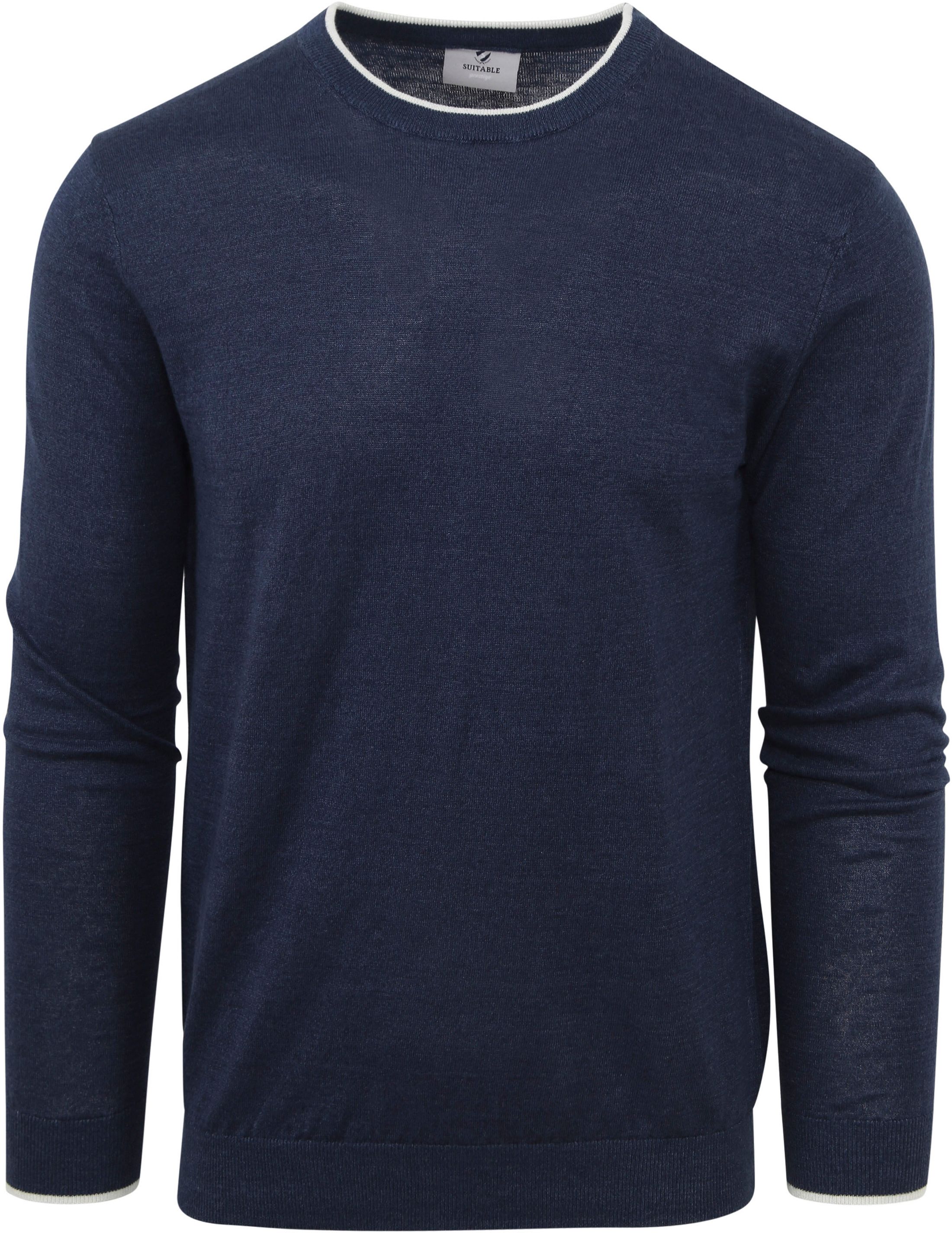 Suitable Pullover O-Neck Johan Navy SPE23105JO11ST-267 dark denim order online | Suitable