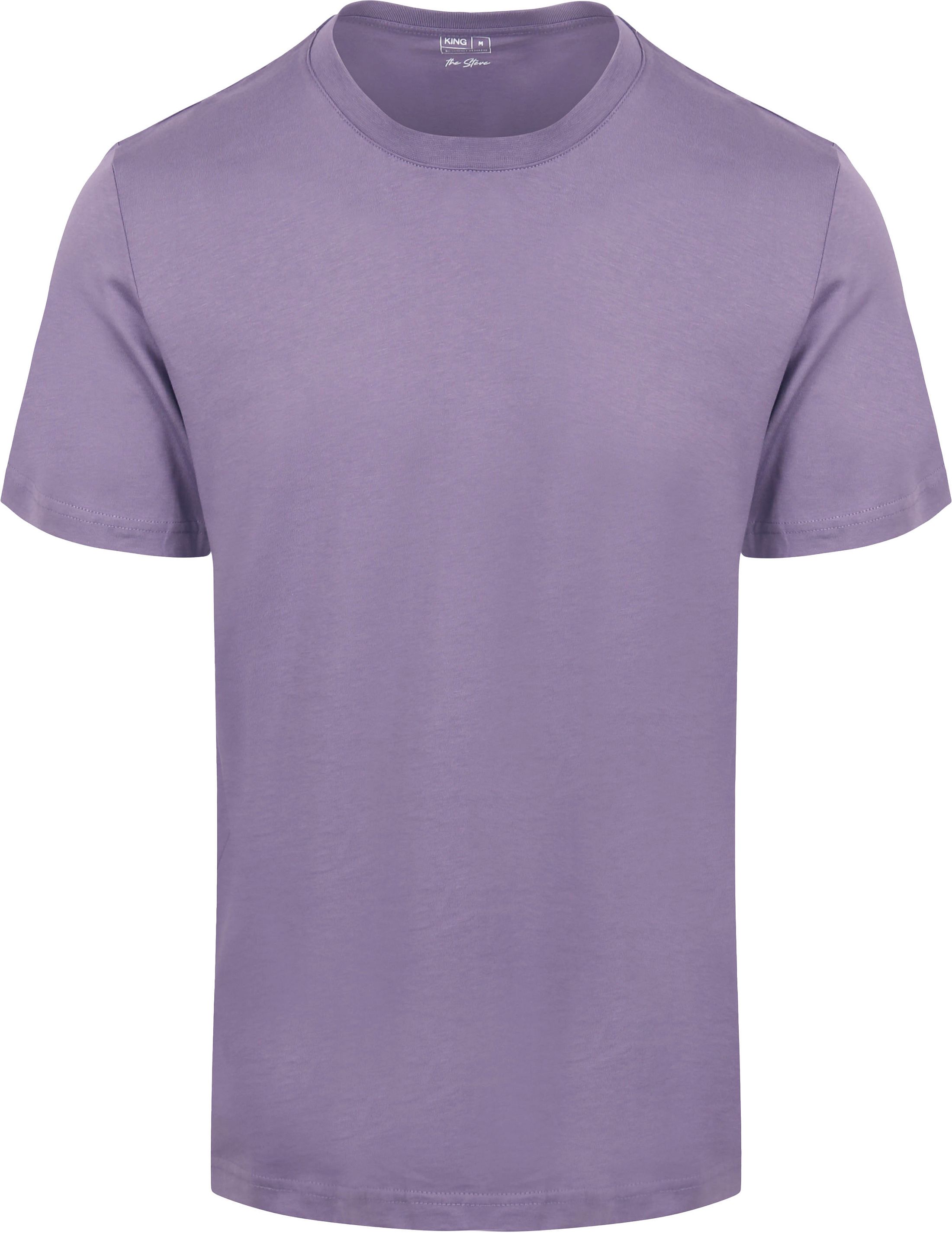 King Essentials The Steve T-Shirt Paars KM111010001-P077T kopen | Suitable