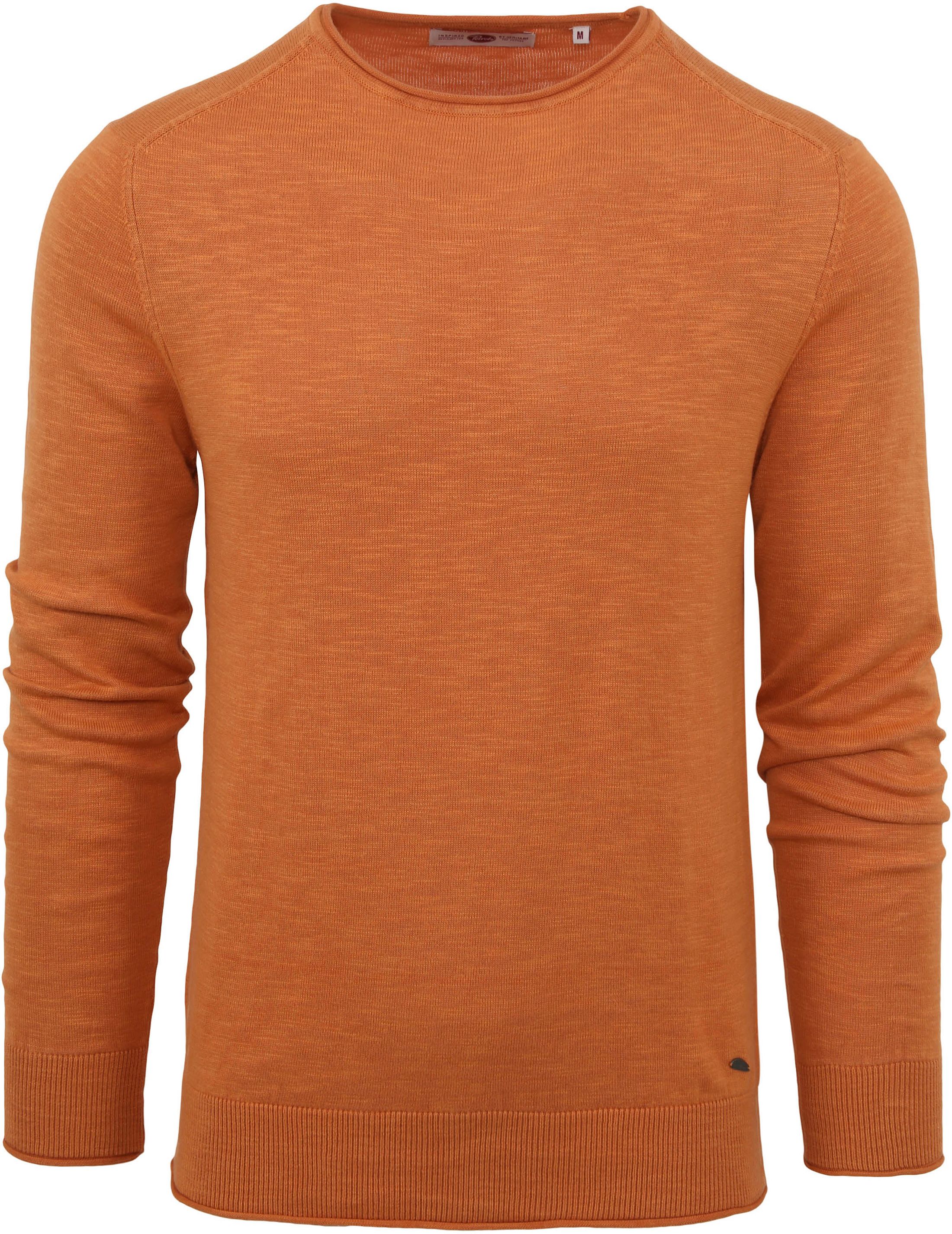 Petrol Pullover Trui Oranje M-1030-KWR203-2116 kopen | Suitable