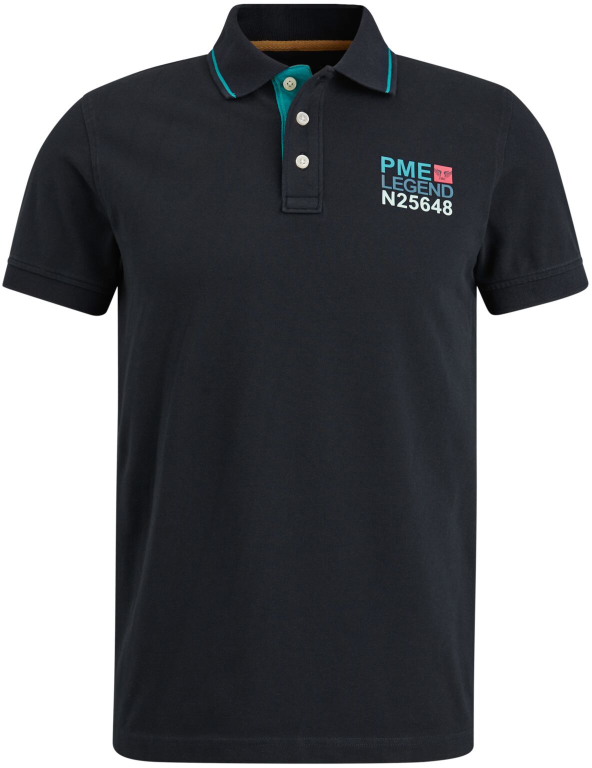 PME Legend Piqué Poloshirt Logo Navy PPSS2304867-5281 kaufen | Suitable