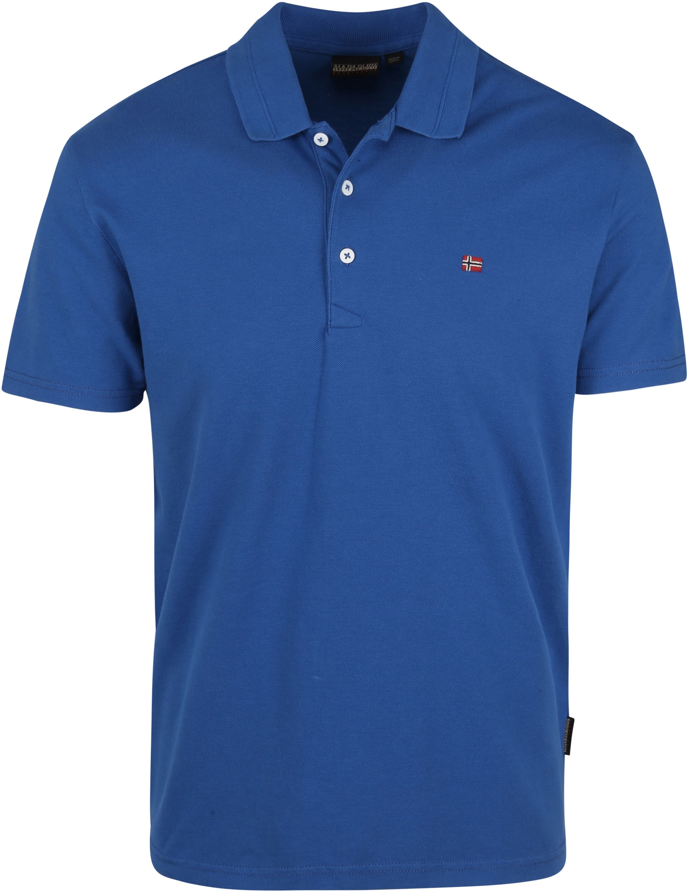 Napapijri Polo Shirt Cobalt Dark Blue Blue size 3XL
