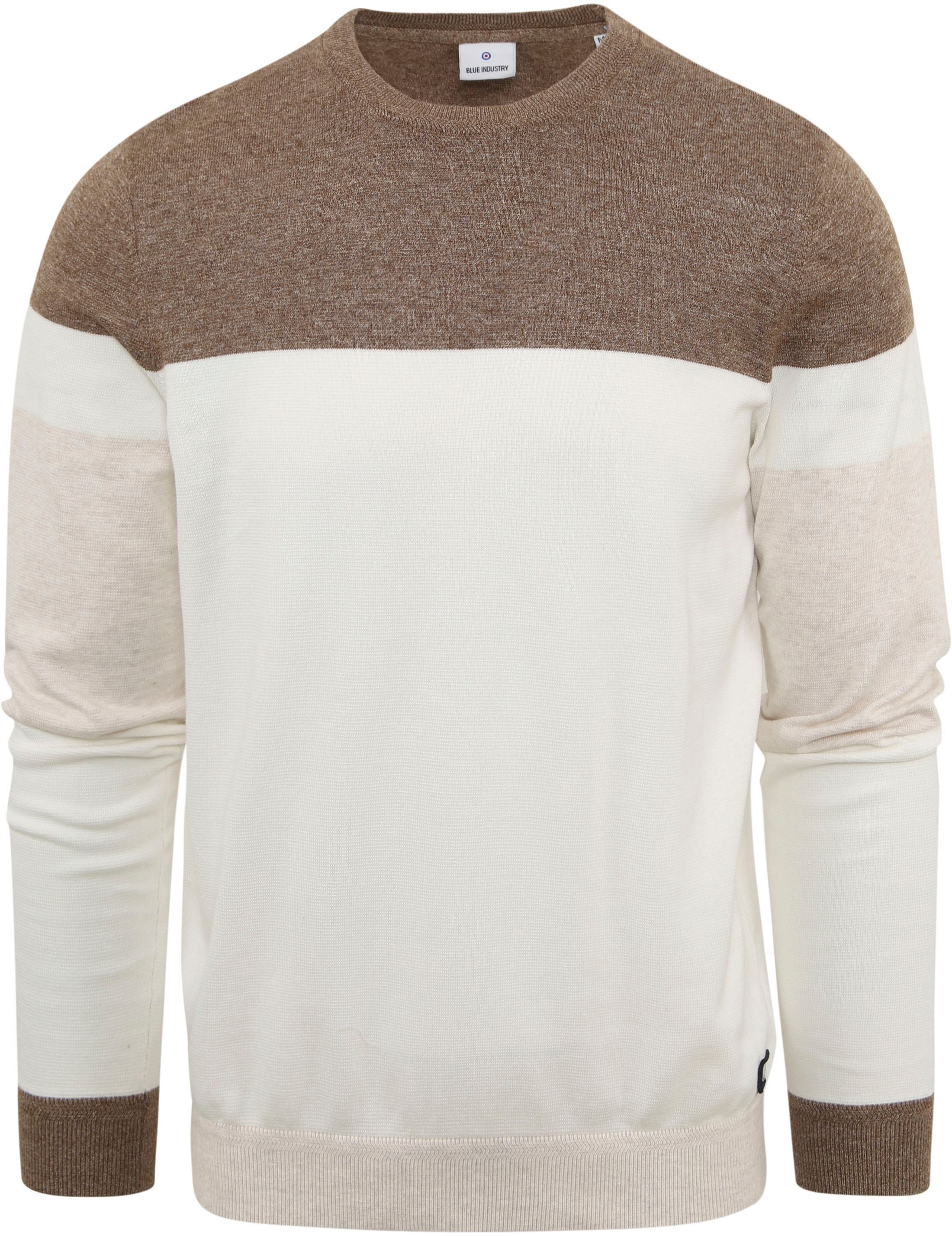 Blue Industry Pullover Stripes Brown order online | KBIS23-M9 khaki | Suitable Lithuania