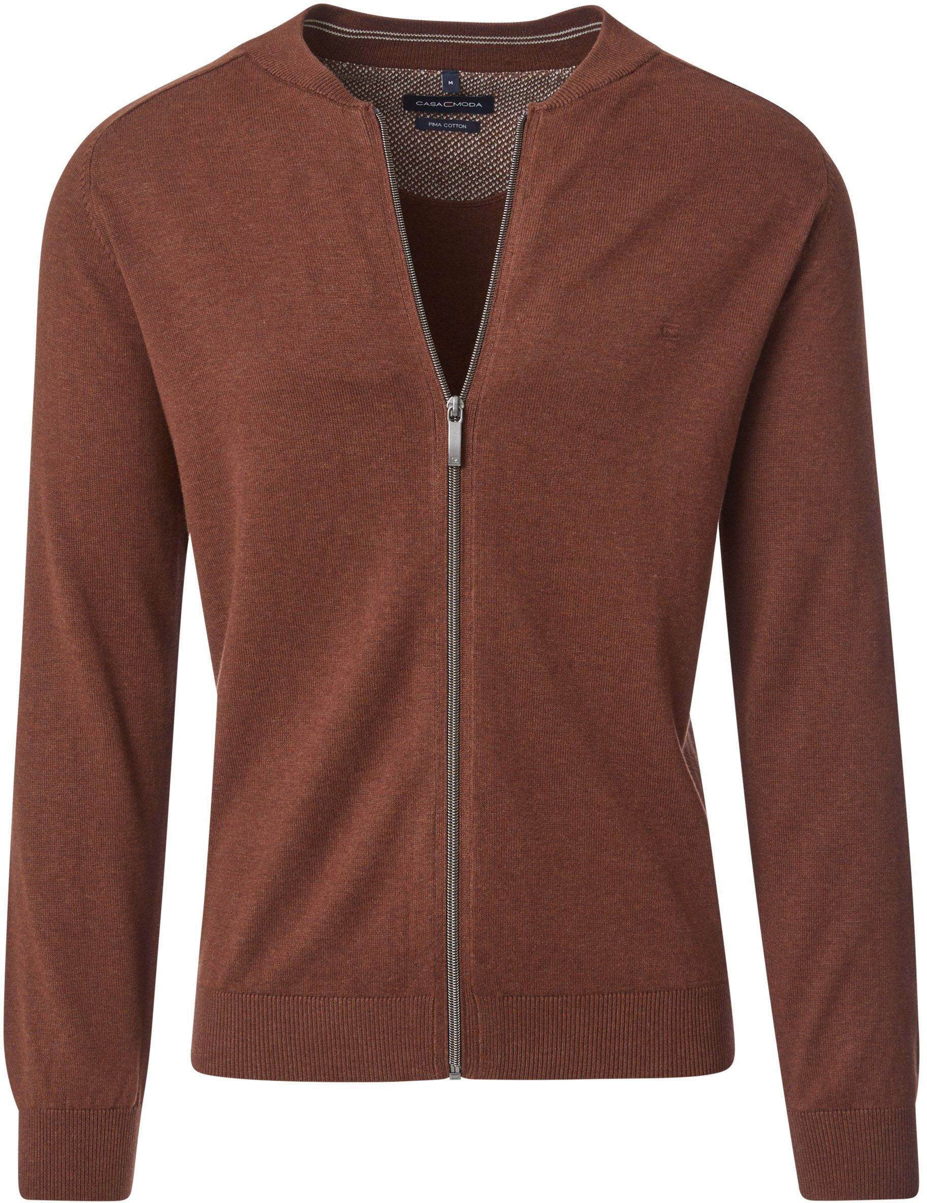 Casa Moda Pullover Zip Brique 004440-496 order online | Suitable