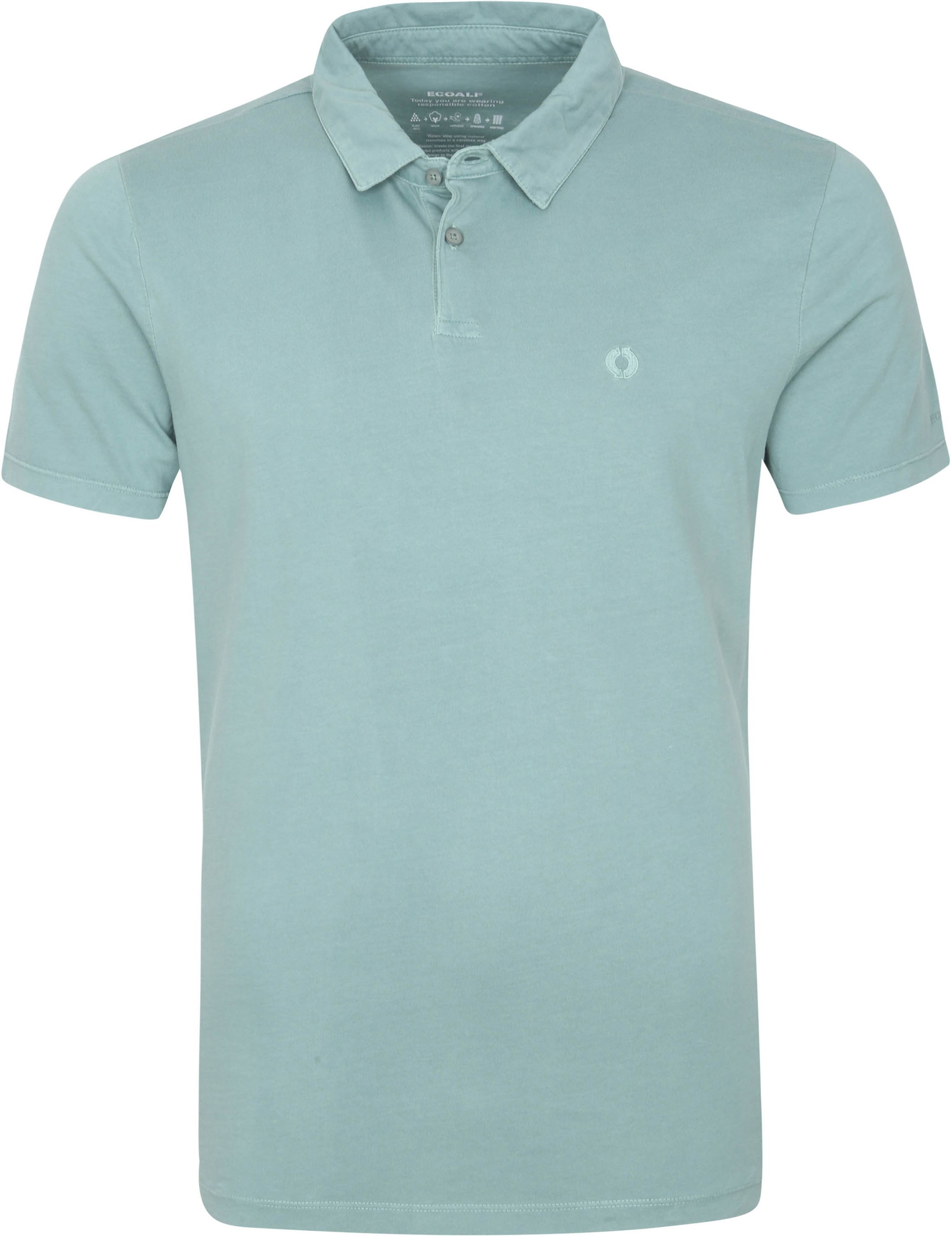 Ecoalf Polo Shirt Theo Turquoise size XXL
