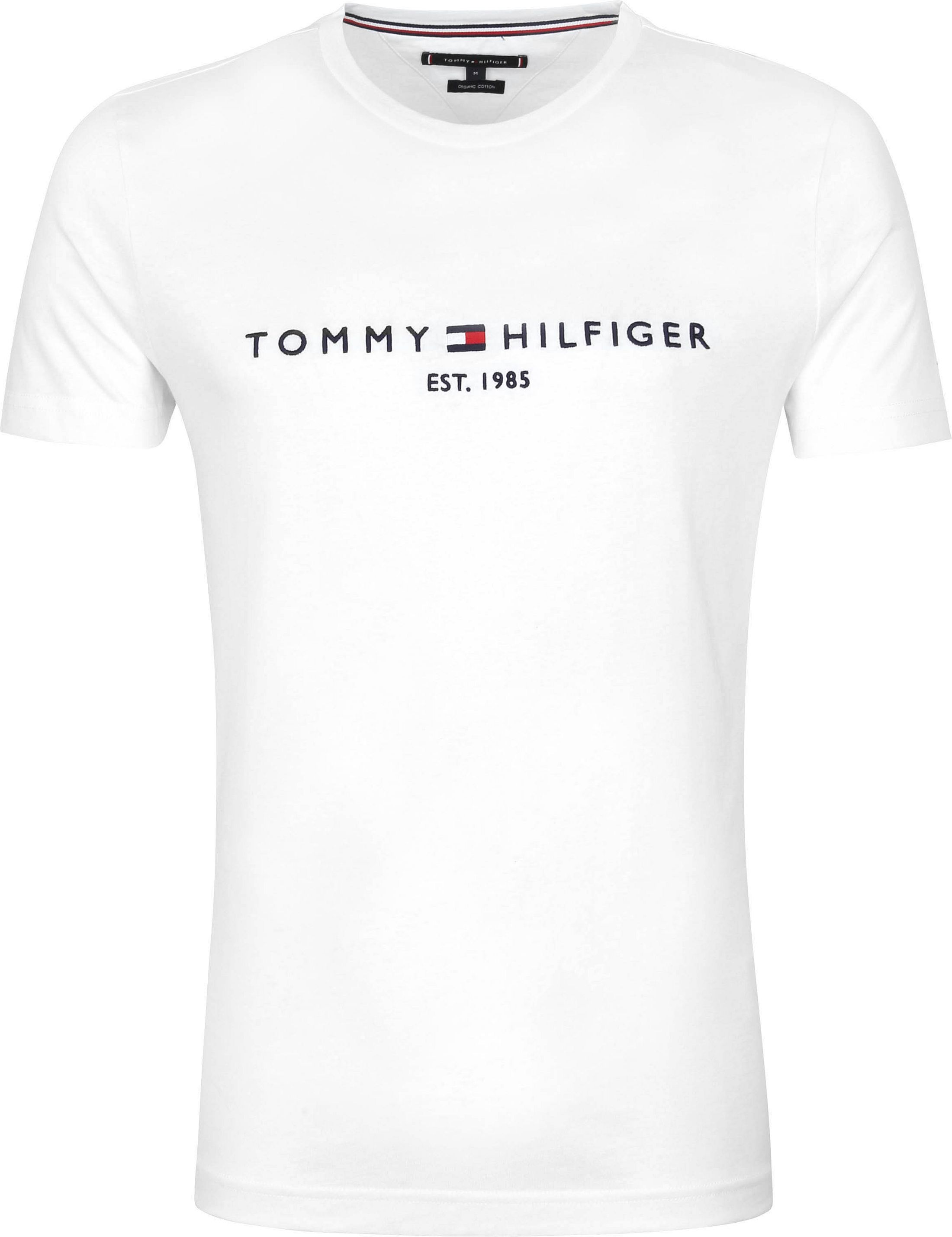 Tommy Hilfiger Flag Logo T Shirt White MW0MW11465 118 order online Suitable