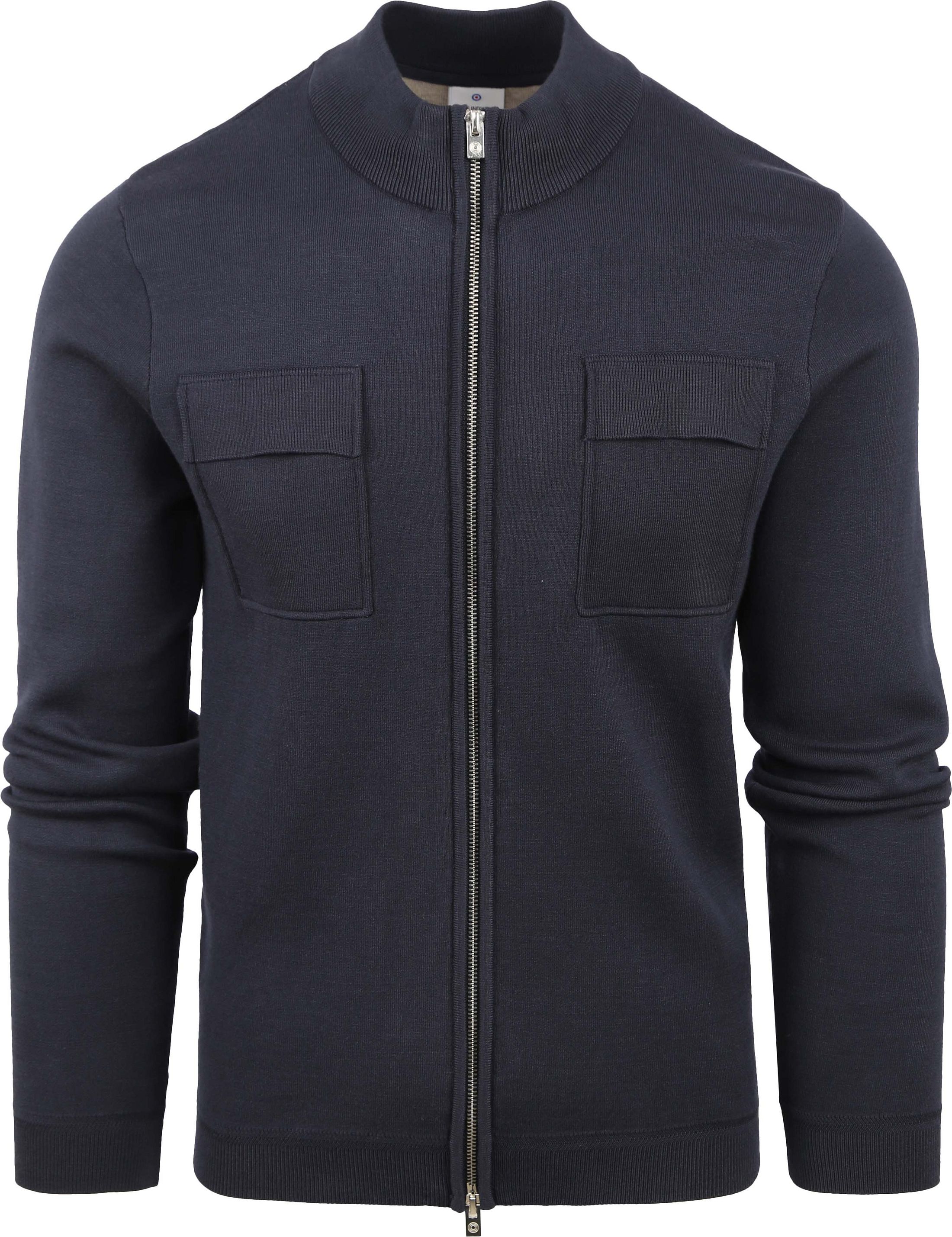 Blue Industry Cardigan Chest Pocket Navy KBIW23-M1-navy order online | Suitable