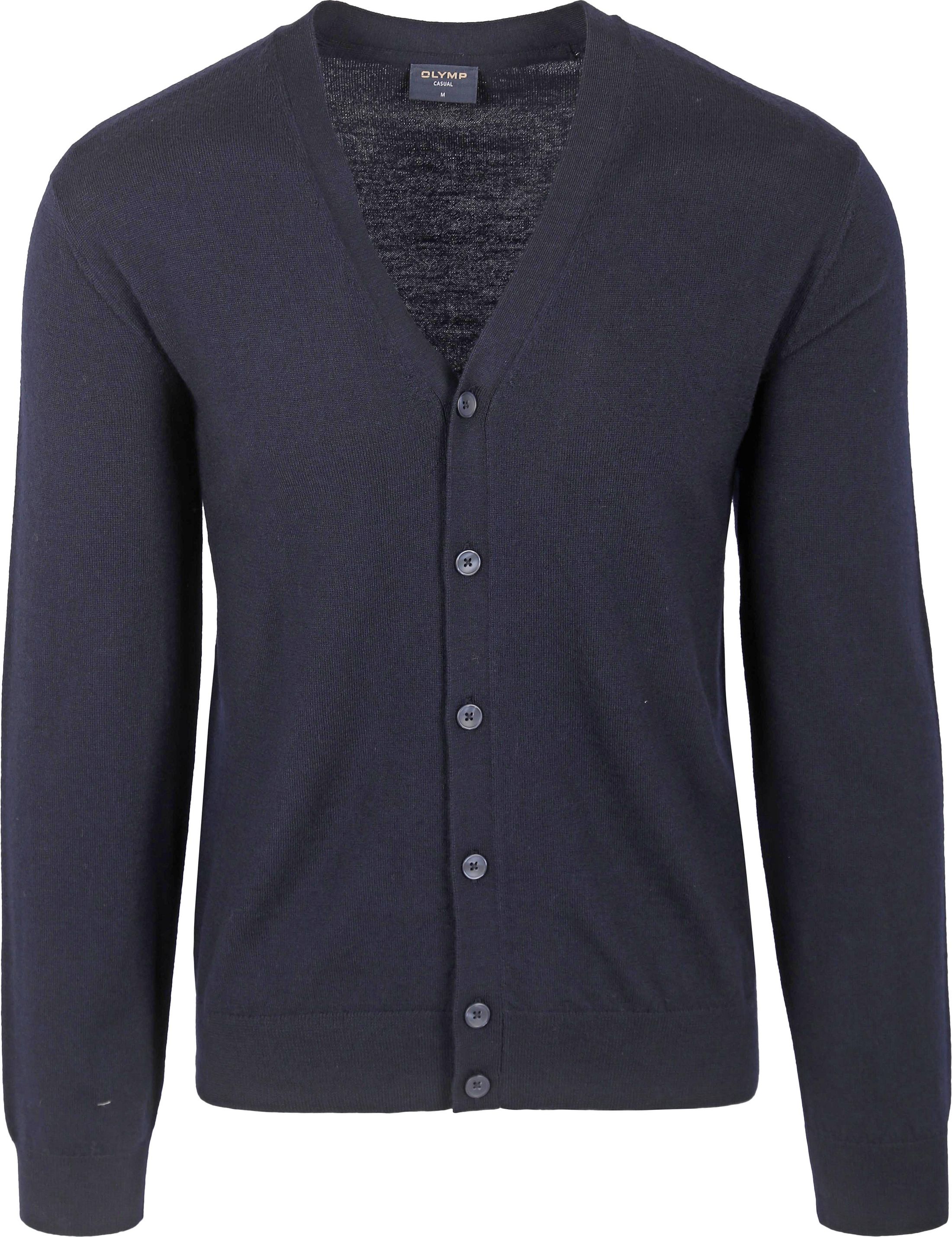 Olymp Cardigan Wool Navy 533566-18 order online | Suitable