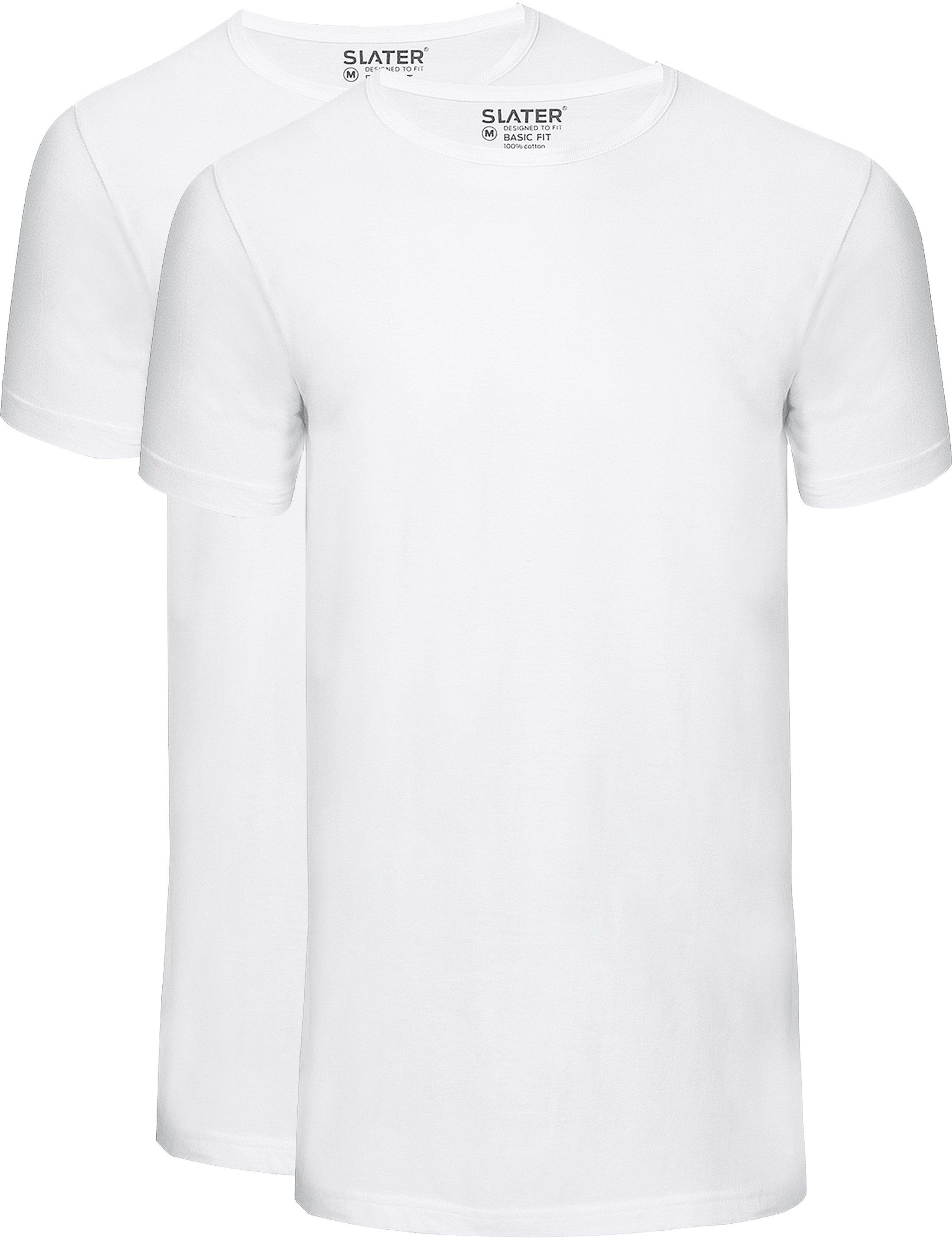 Slater 2-pack Basic Fit T-shirt White size 3XL
