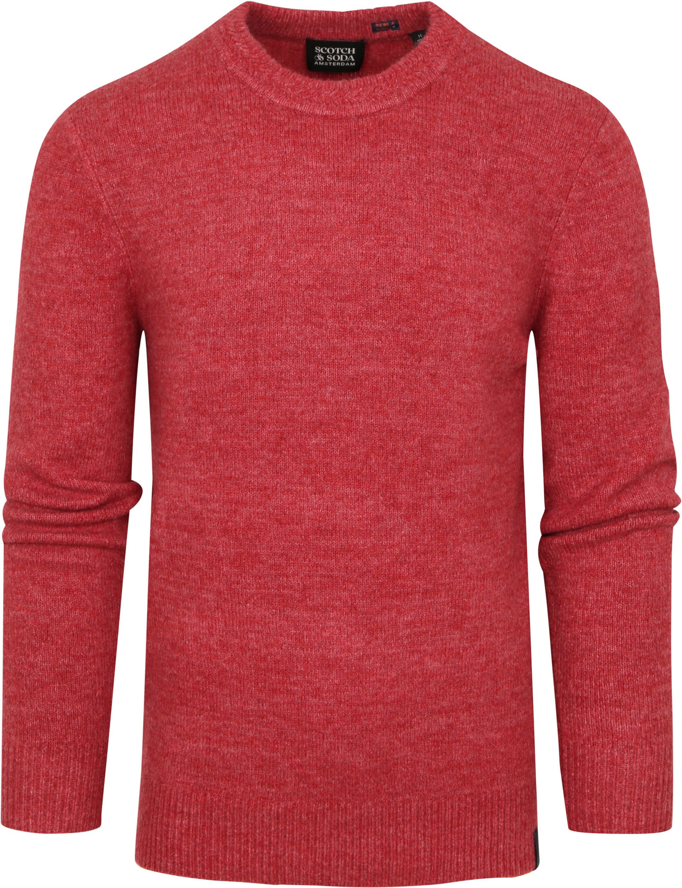 Scotch and Soda Pullover Mix Wolle Melange  Red Pink size L