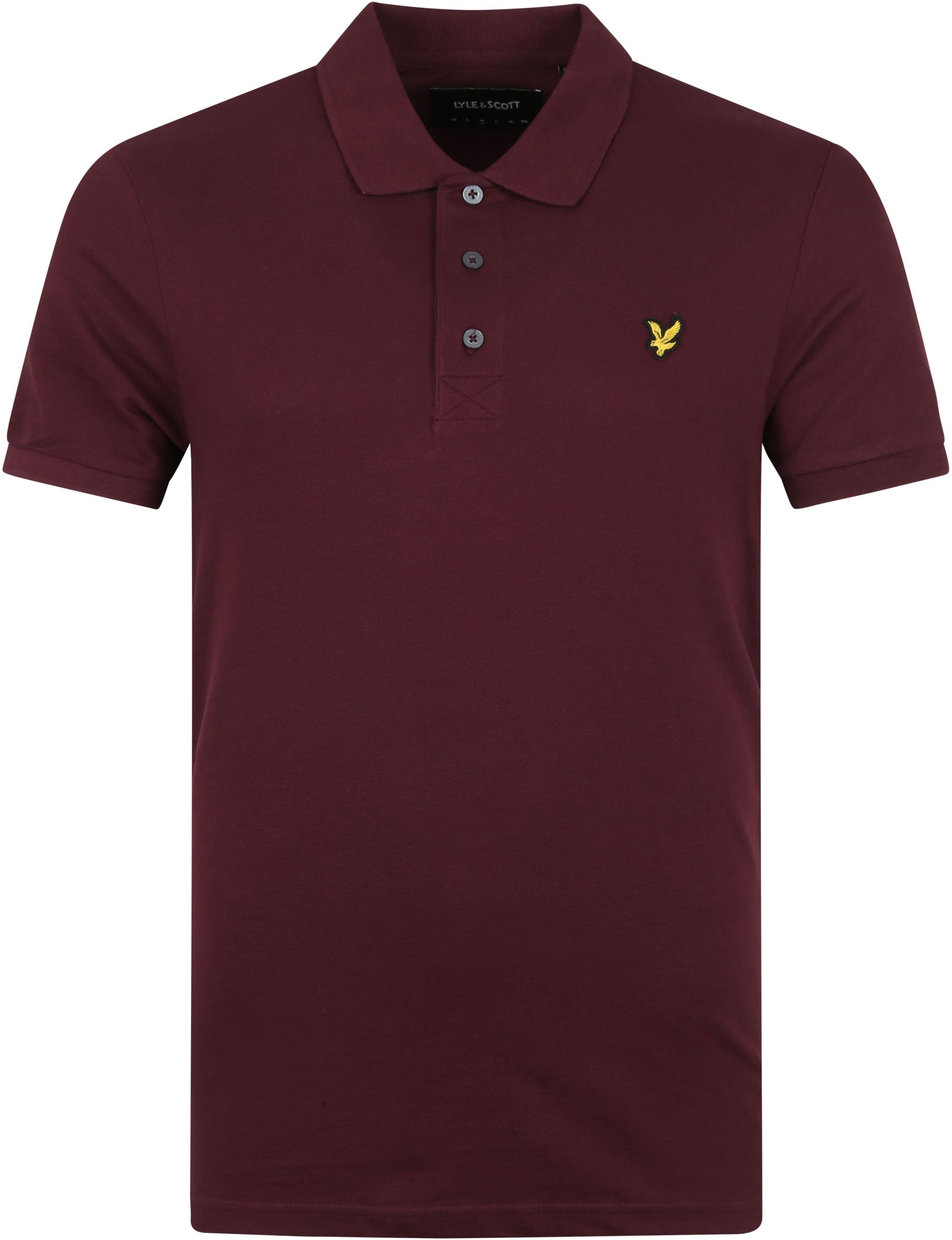 Lyle and Scott Polo Burgundy size M