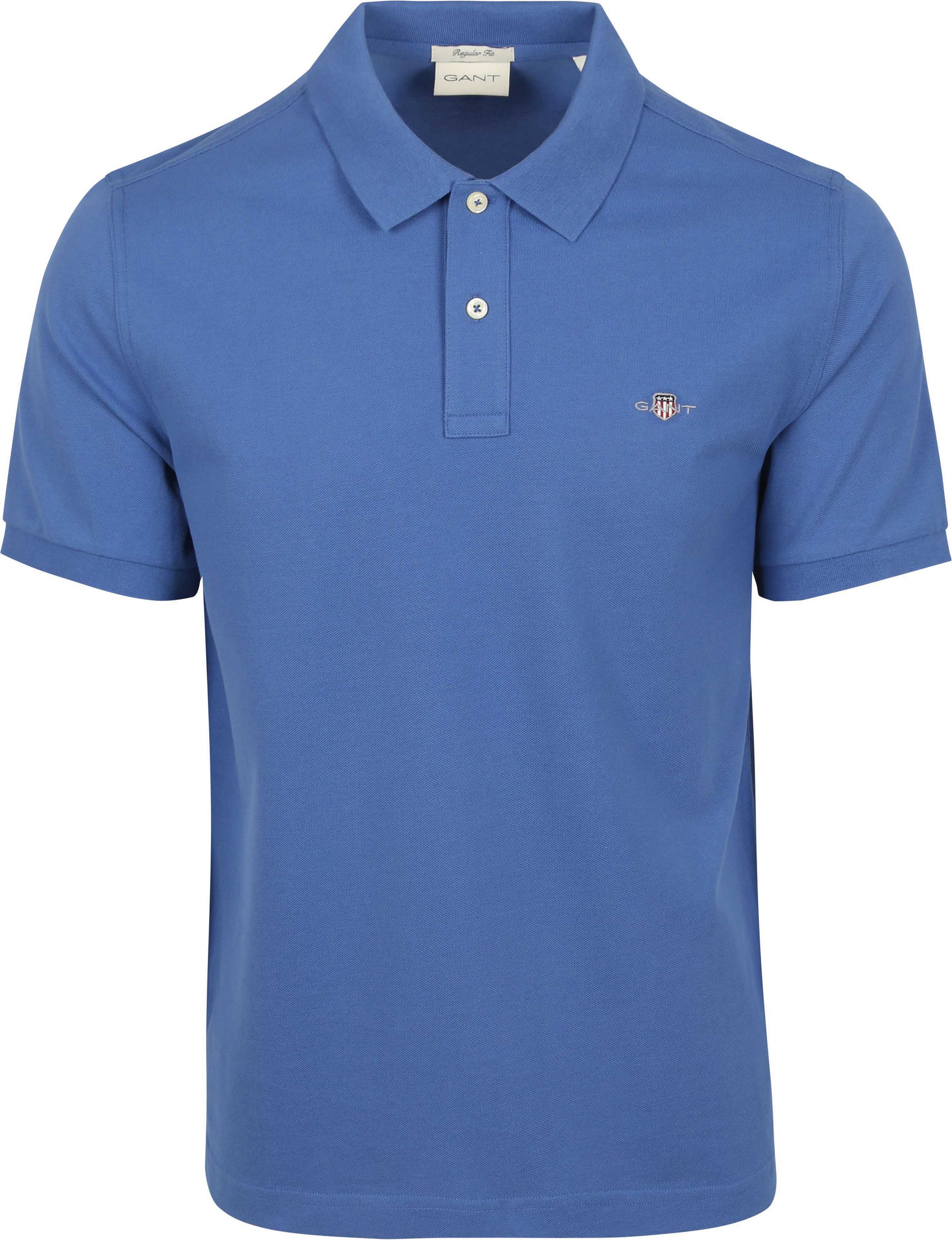 Gant Shield Piqué Polo Shirt Cobalt Blue 2210-407 order online | Suitable