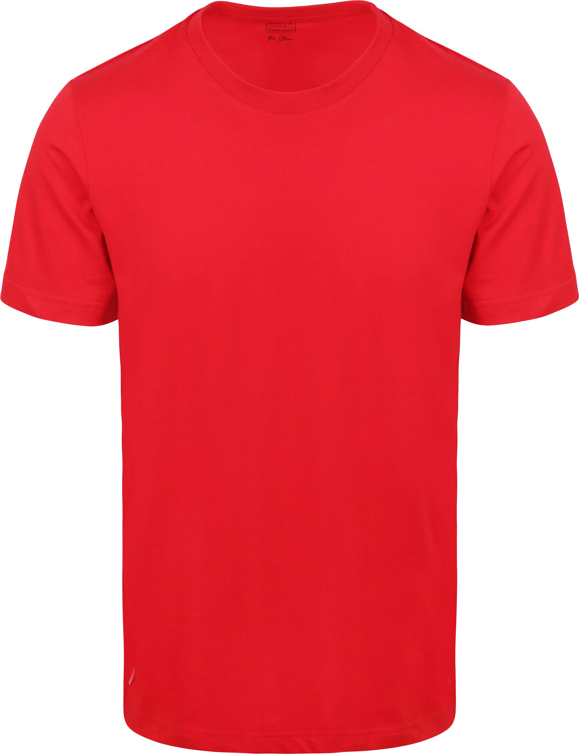 King Essentials The Steve T-Shirt Red KM111010001-R011T order online | Suitable
