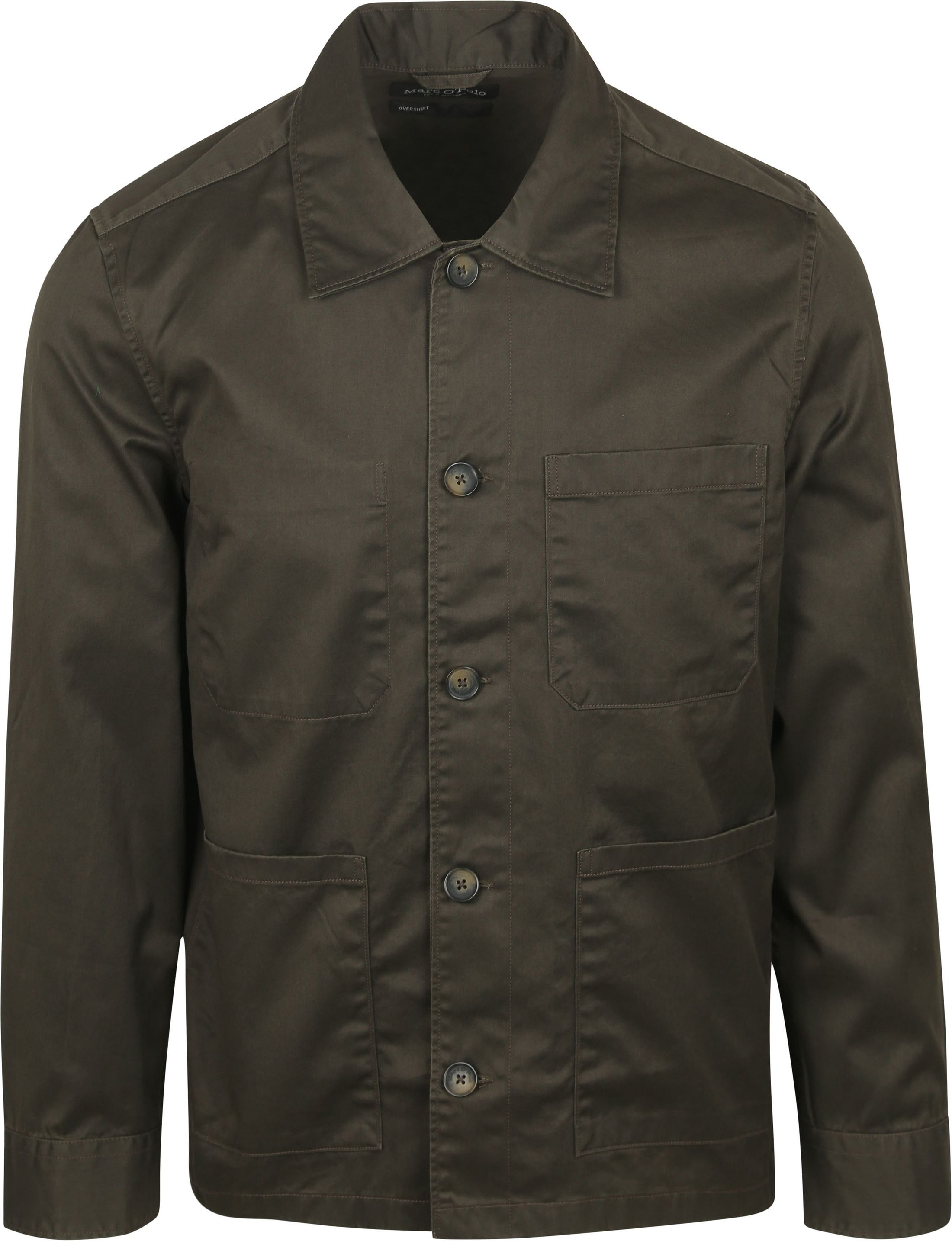 Marc O'Polo Surchemise Twill Marron 528738374016-493 commander en ligne | Suitable