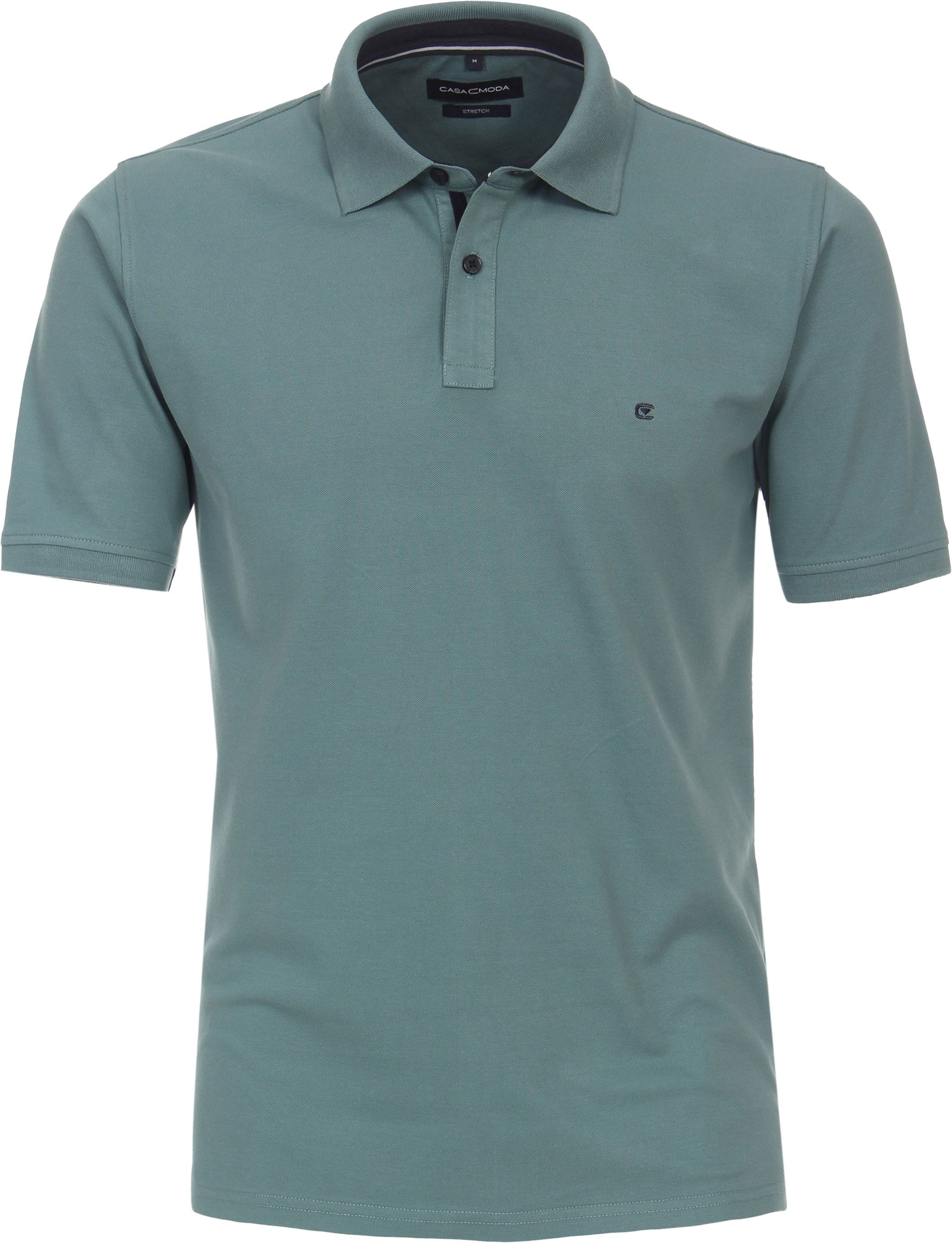 Casa Moda Polo Shirt Stretch Green 004470-393 order online | Suitable