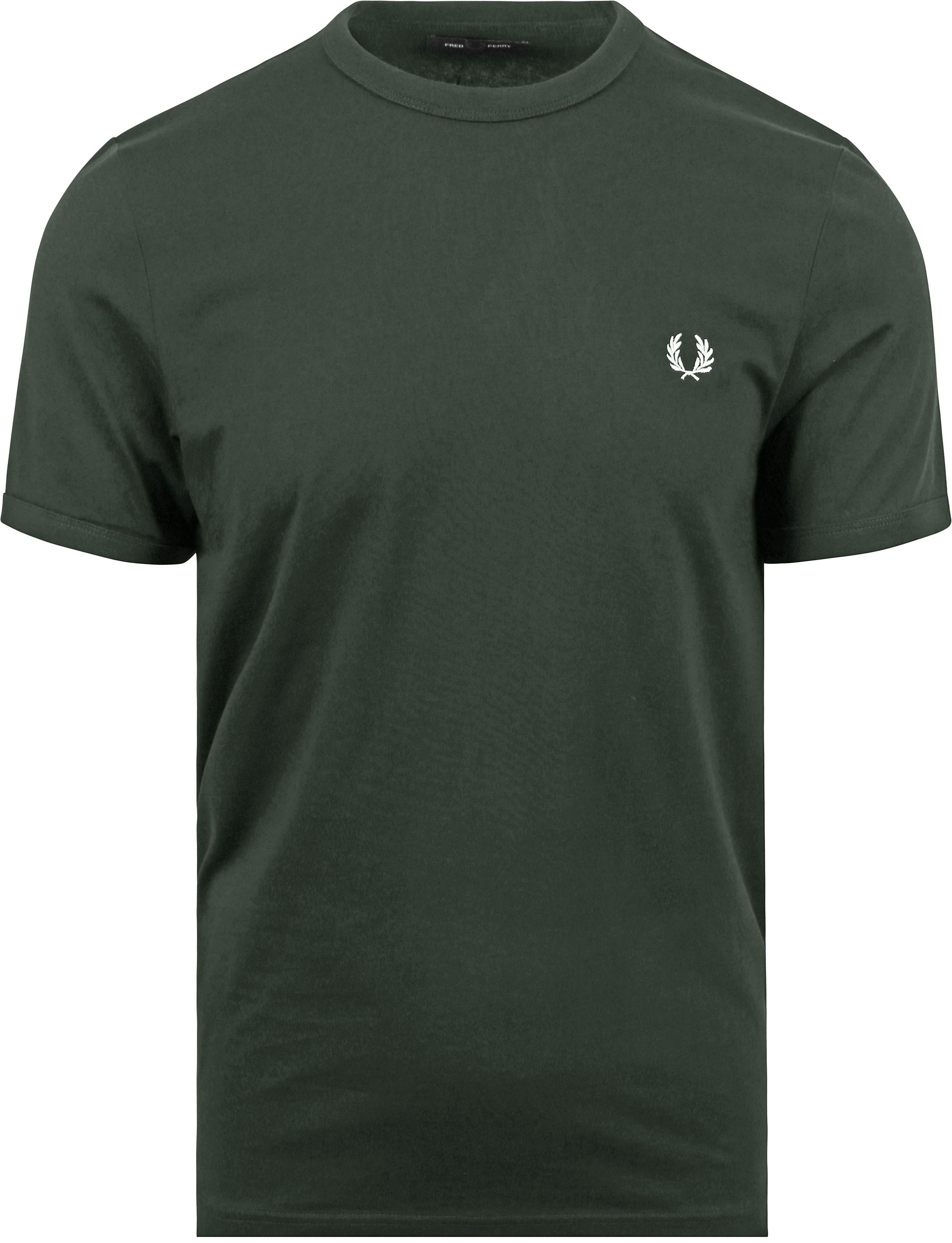 Fred Perry T-Shirt Donkergroen T50 M1600-T50 kopen | Suitable