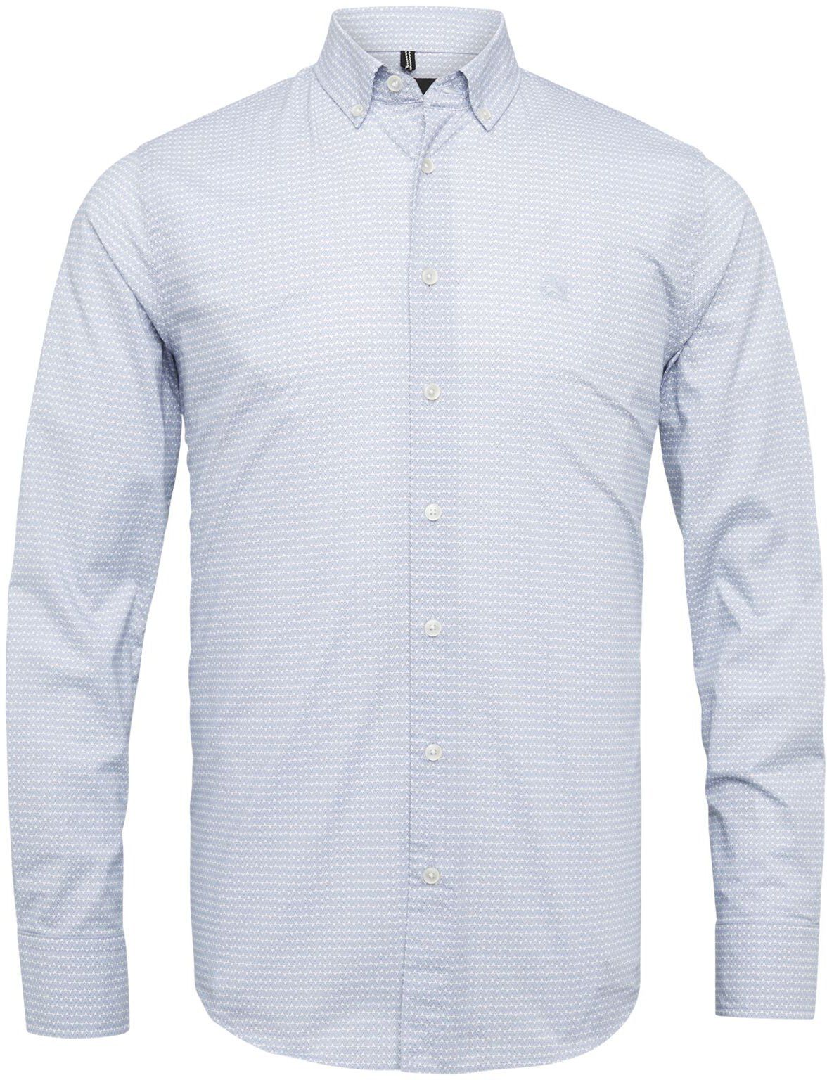 Vanguard Shirt Print Blue Multicolour White size L