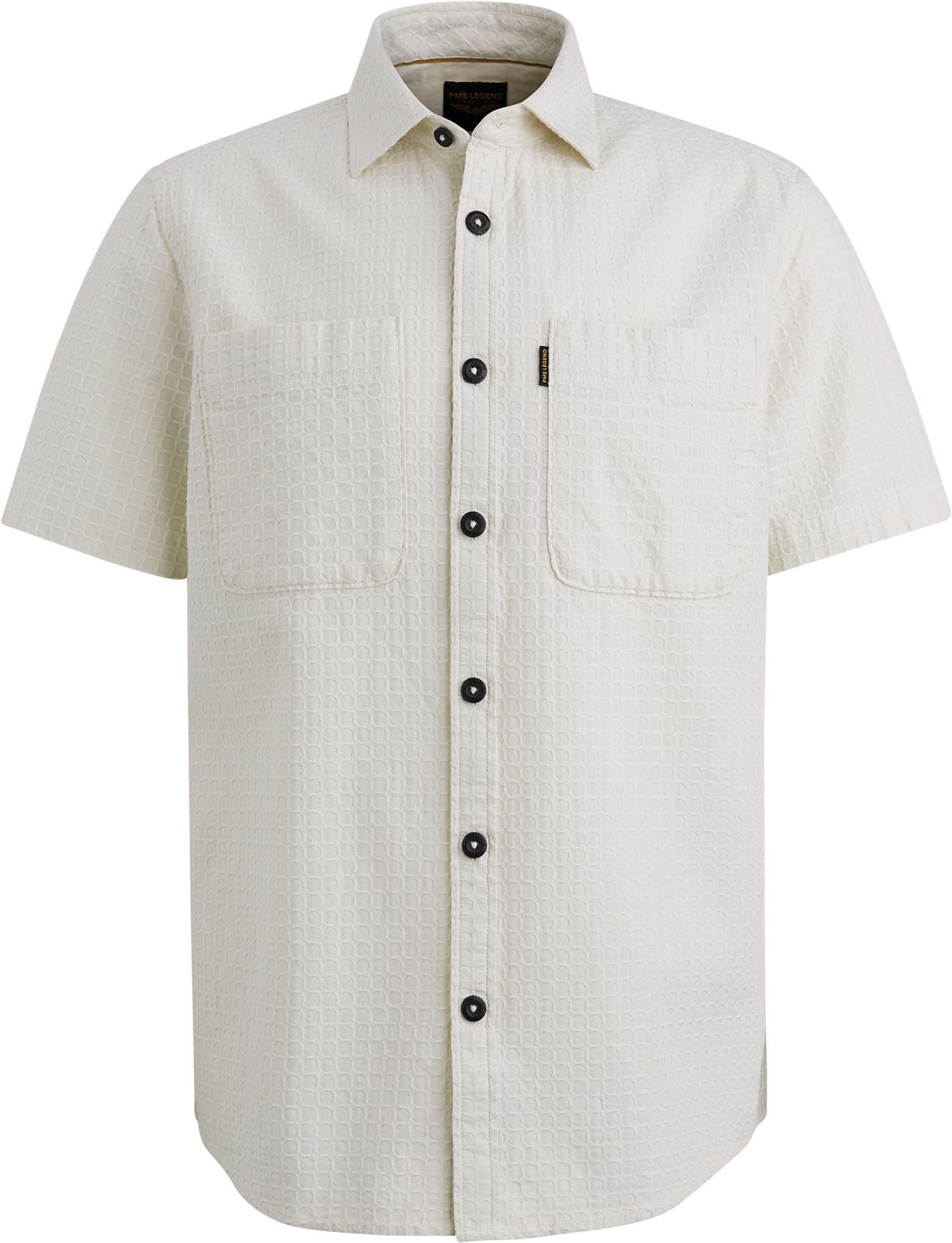 PME Legend Short Sleeve Shirt Dobby Off White PSIS2503236-7013 order online | Suitable