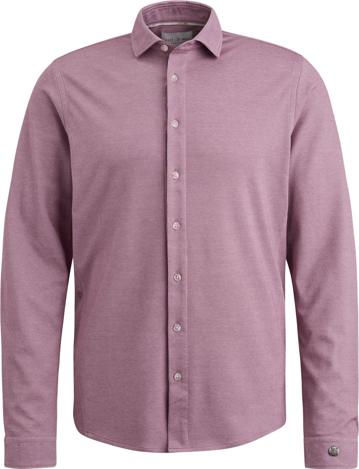 Cast Iron Overhemd Jersey Piqué Mauve CSI2403231-4115 kopen | Suitable