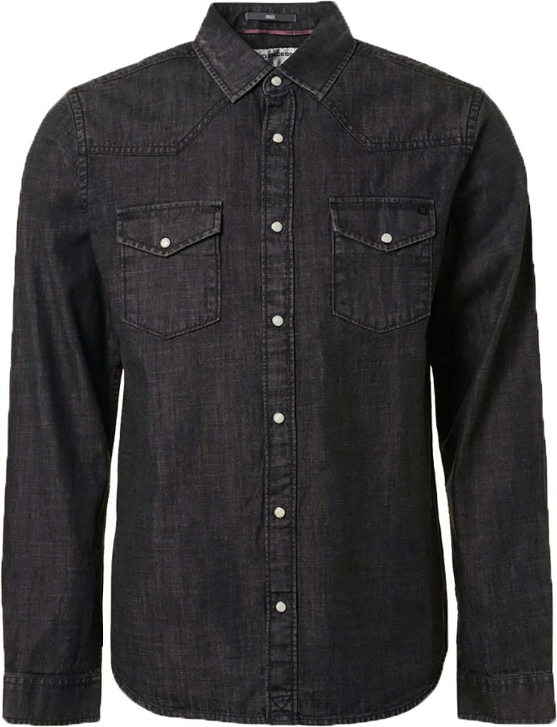 No Excess Shirt Denim Twill Anthracite 21480832-020 order online | Suitable