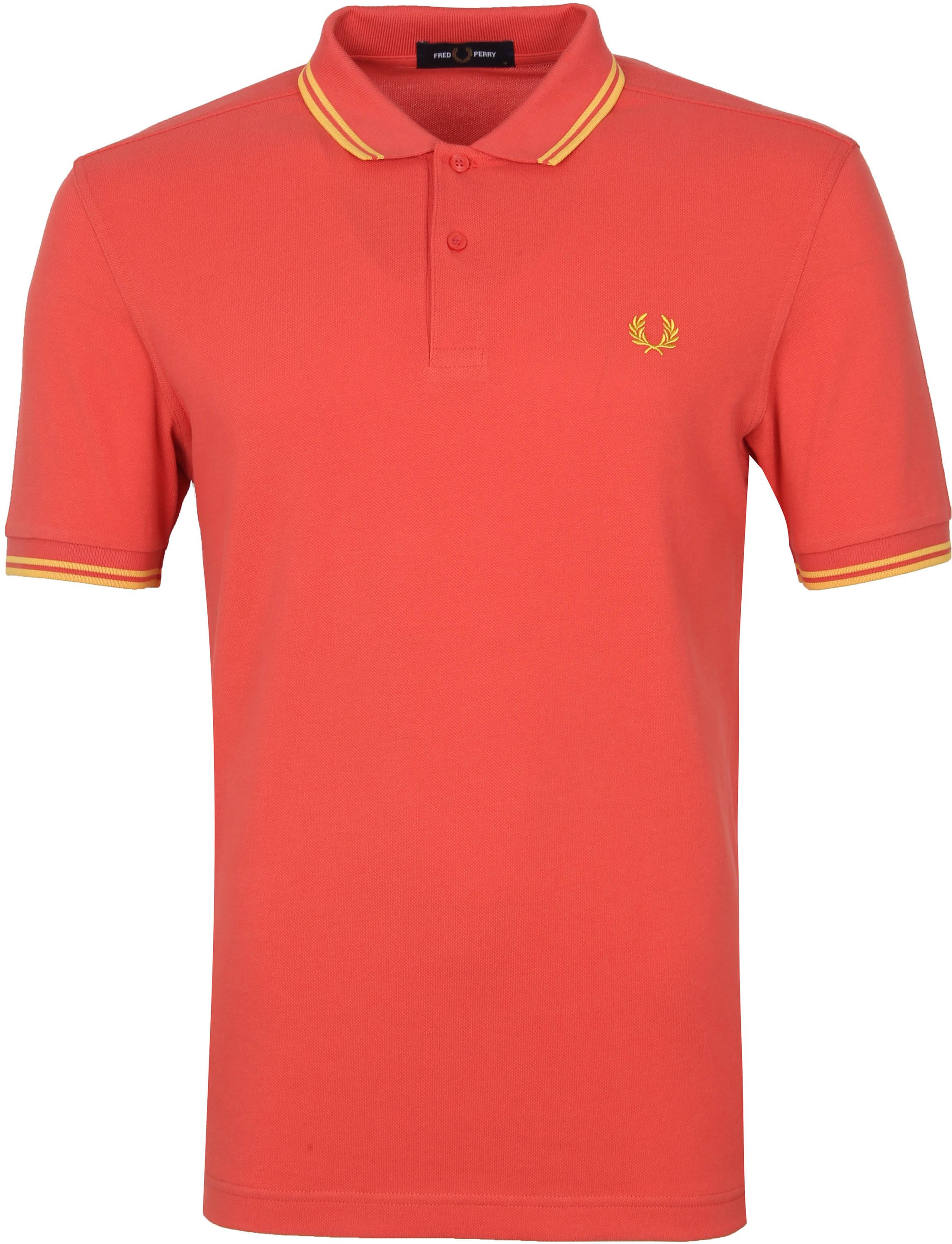 Fred Perry Polo Shirt M3600 Summer Red size M