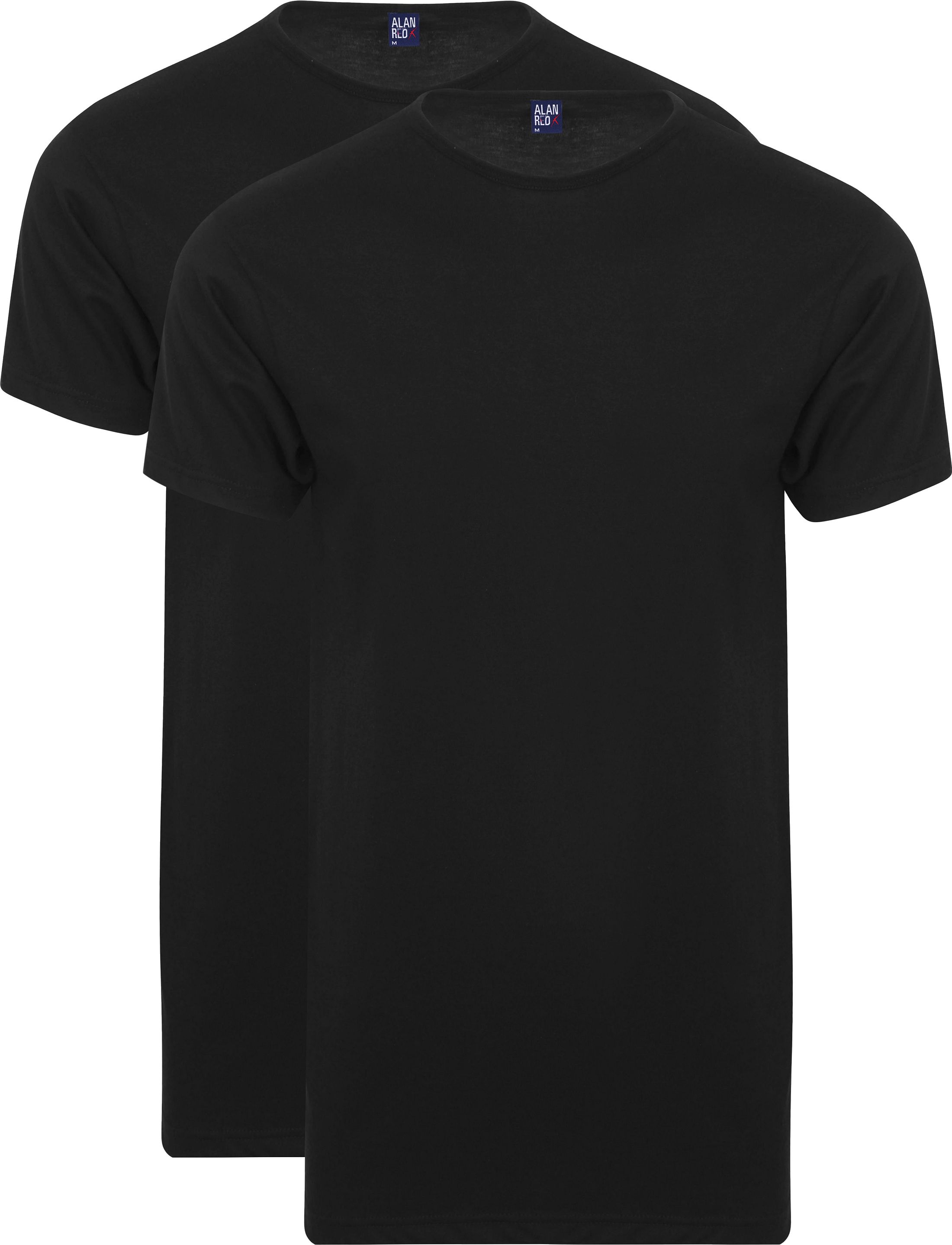 Alan Red Extra Long T-Shirts Derby Black (2-Pack) 5672/2P/99 Derby Long T-shirt Black order online | Suitable