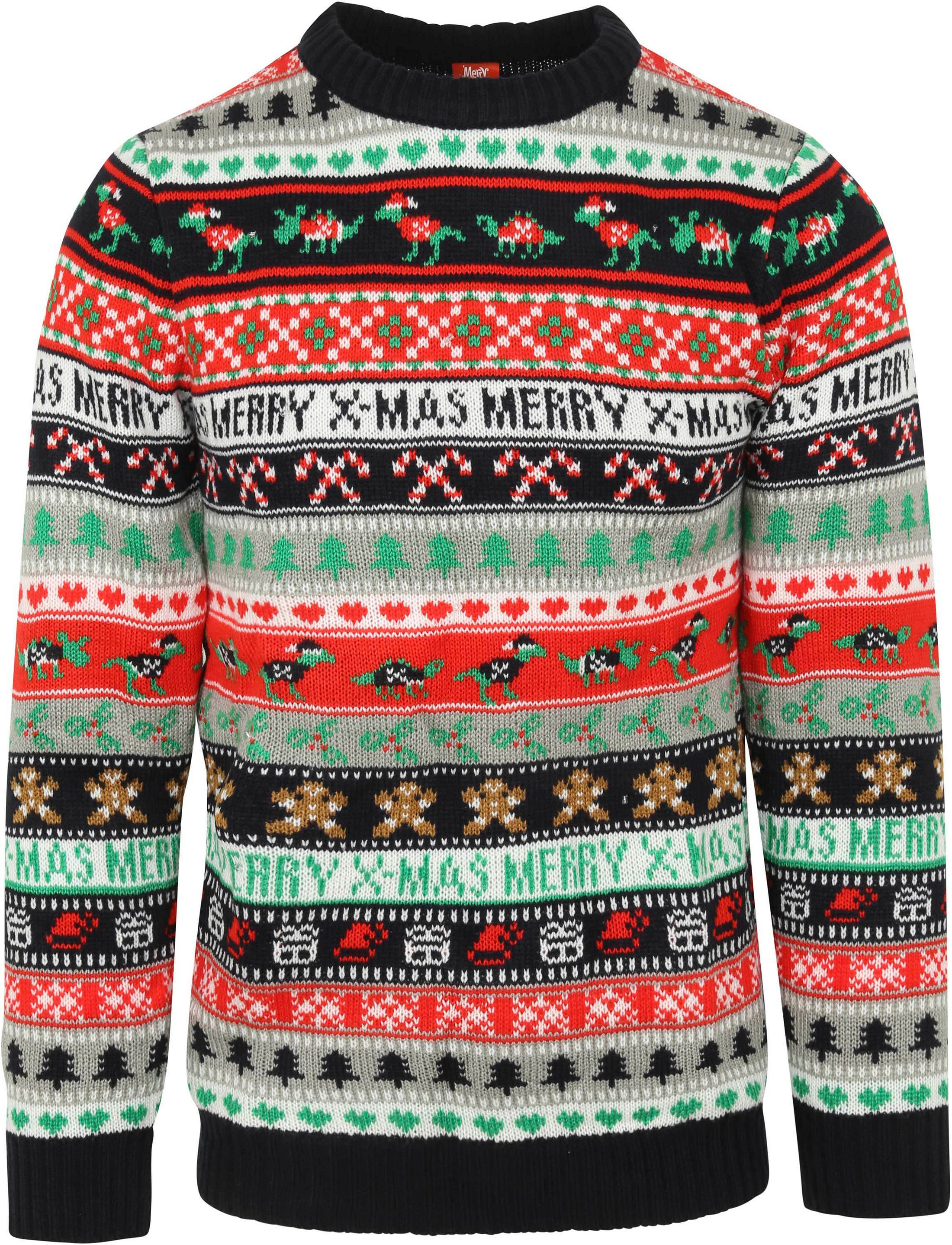 Suitable's Light Up Christmas jumper With Ginger Bread and Canes 000166999003 Combo C_999_62 Christmas print order online | Suitable