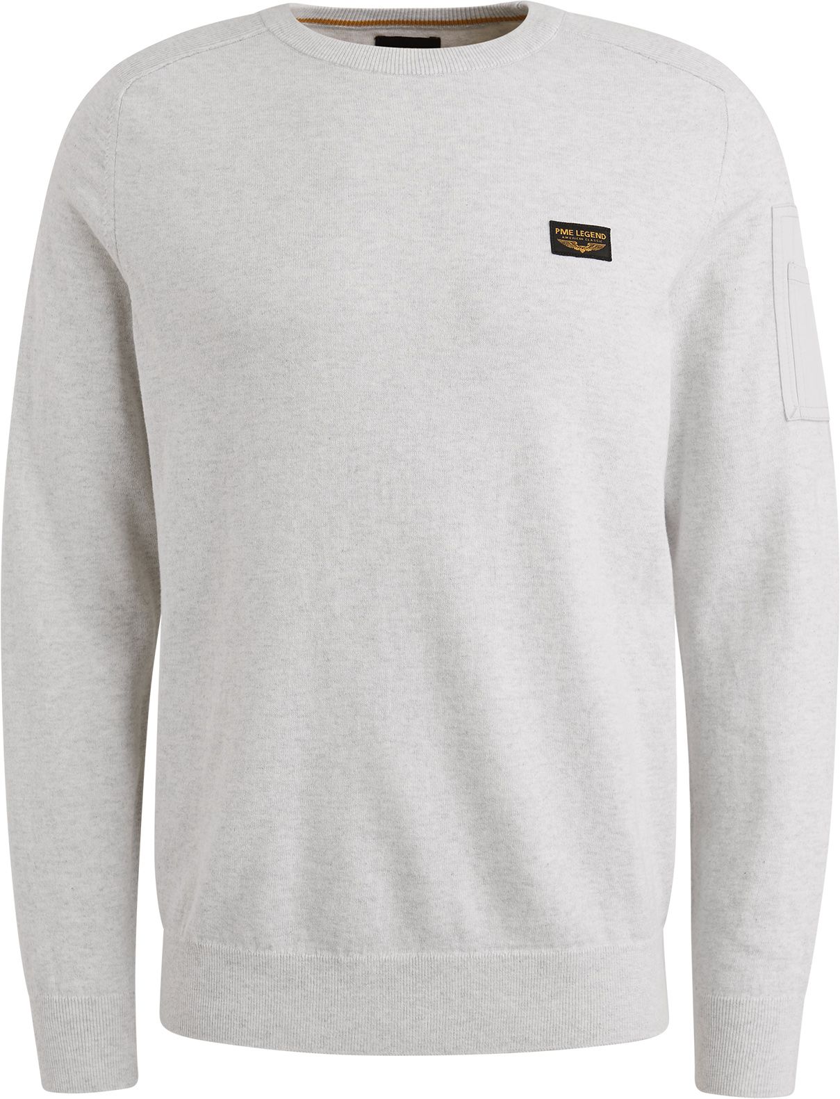 PME Legend American Classic Pullover Light Grey Melange PKW2508320-910 order online | Suitable