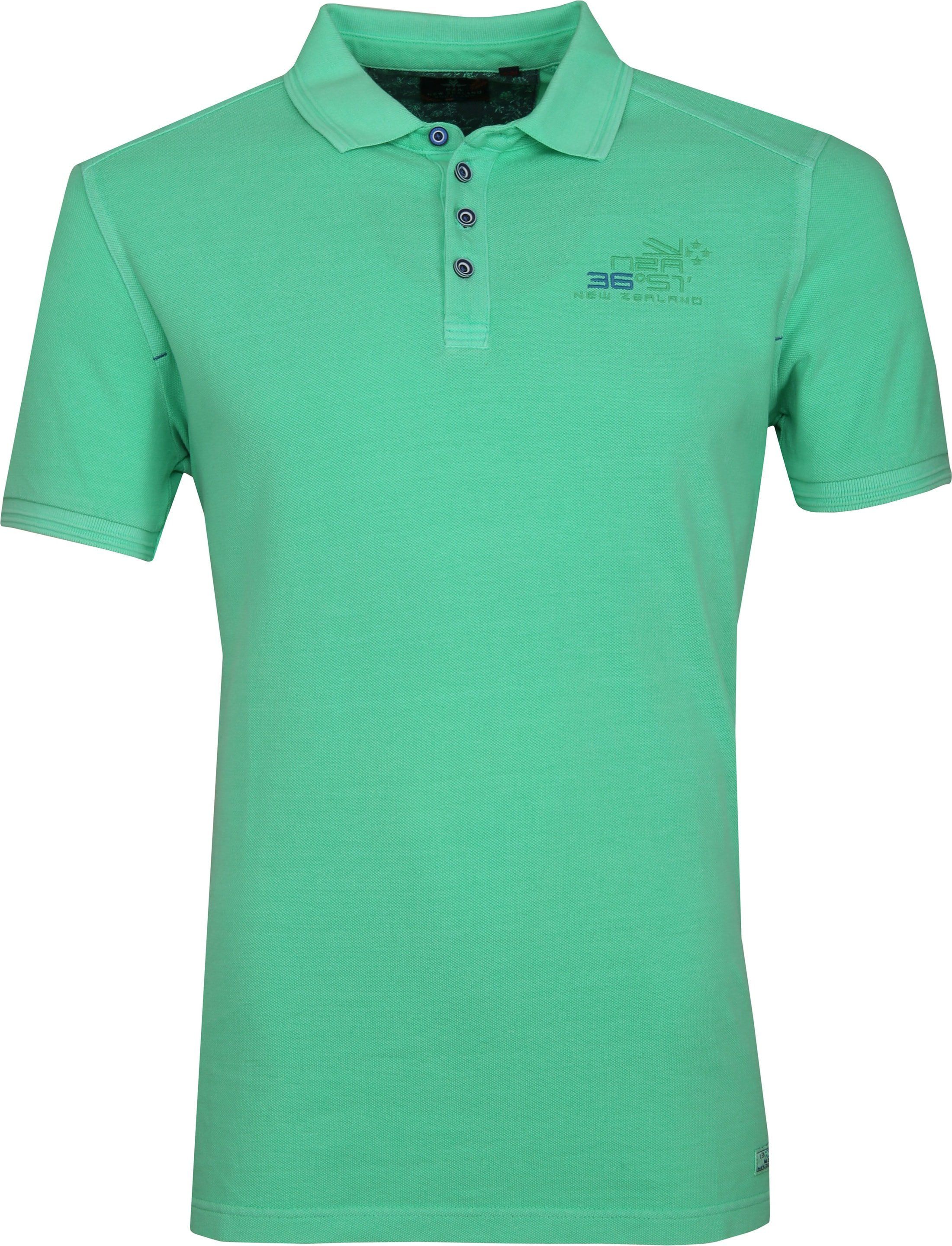 NZA Oakura Polo Shirt Neon Groen Green size M